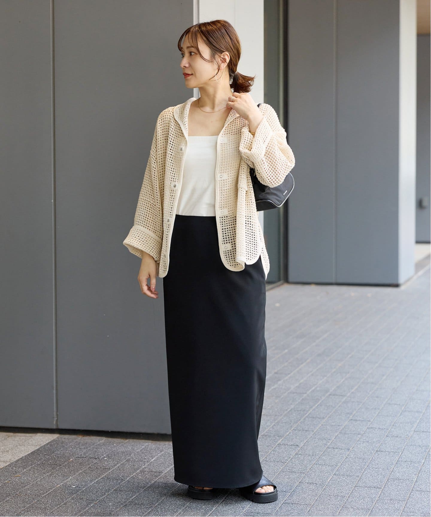 ARMY TWILL/アーミーツイル】 COTTON MESH SHIRT（カーディガン