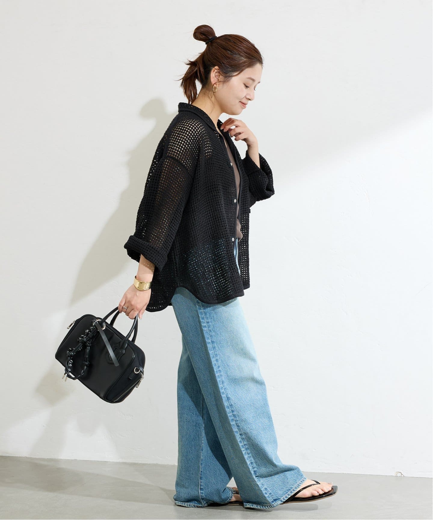 ARMY TWILL/アーミーツイル】 COTTON MESH SHIRT（カーディガン