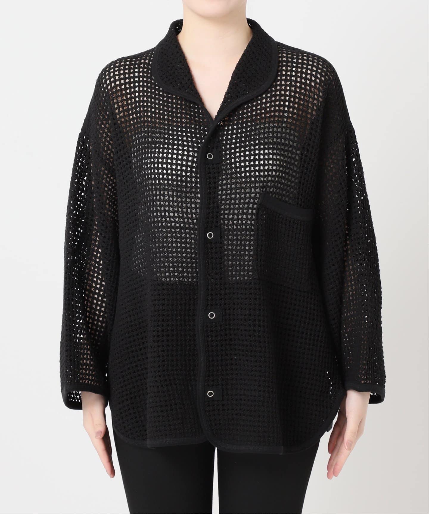 ARMY TWILL/アーミーツイル】 COTTON MESH SHIRT（カーディガン