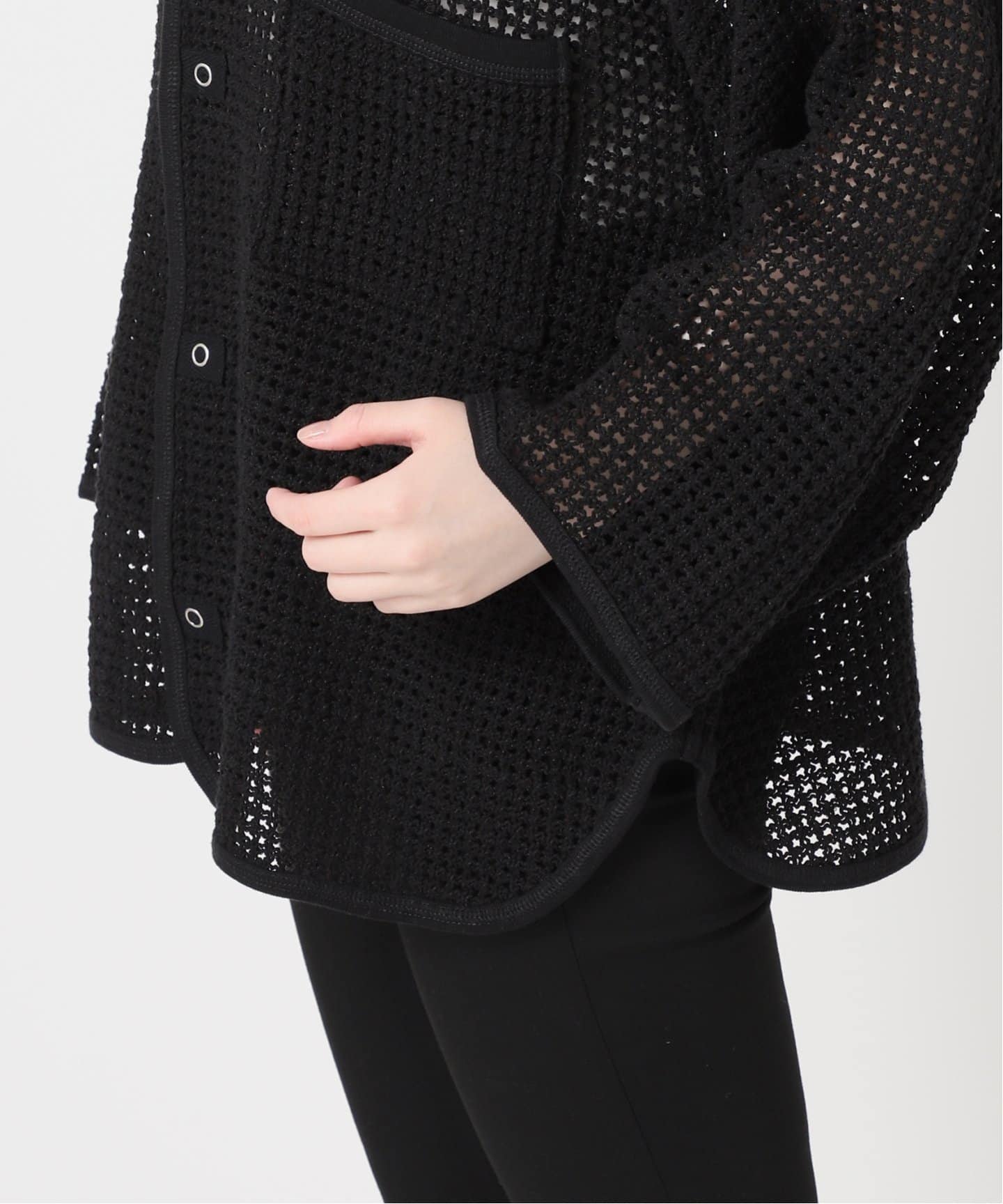 ARMY TWILL/アーミーツイル】 COTTON MESH SHIRT（カーディガン