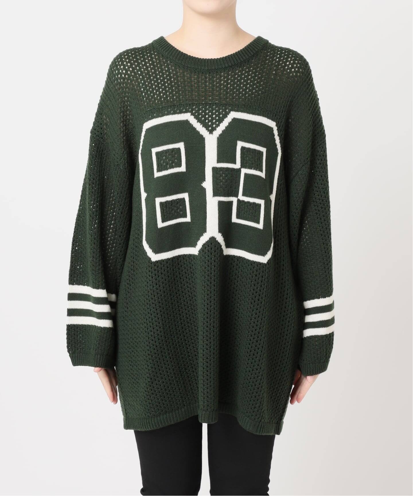 別注【MASON/メイソン】スカシアミレタードニット（ニット／セーター