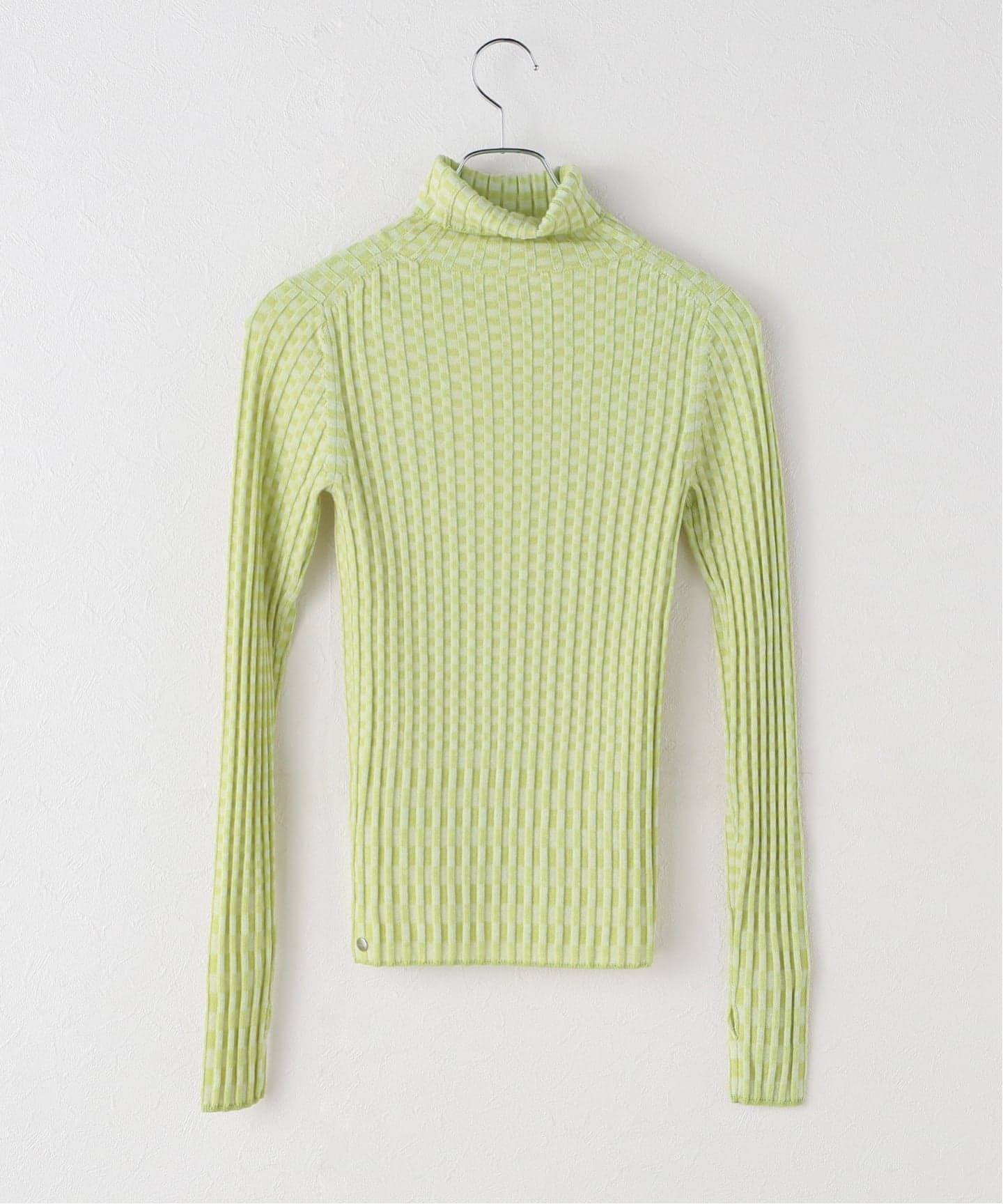 ジャーナルスタンダード（JOURNAL STANDARD）/【ANNUAL/アニュアル】 Chekered rib Turtle PO ANNUAL/アニュアル】 Chekered rib Turtle PO（ニット／セーター