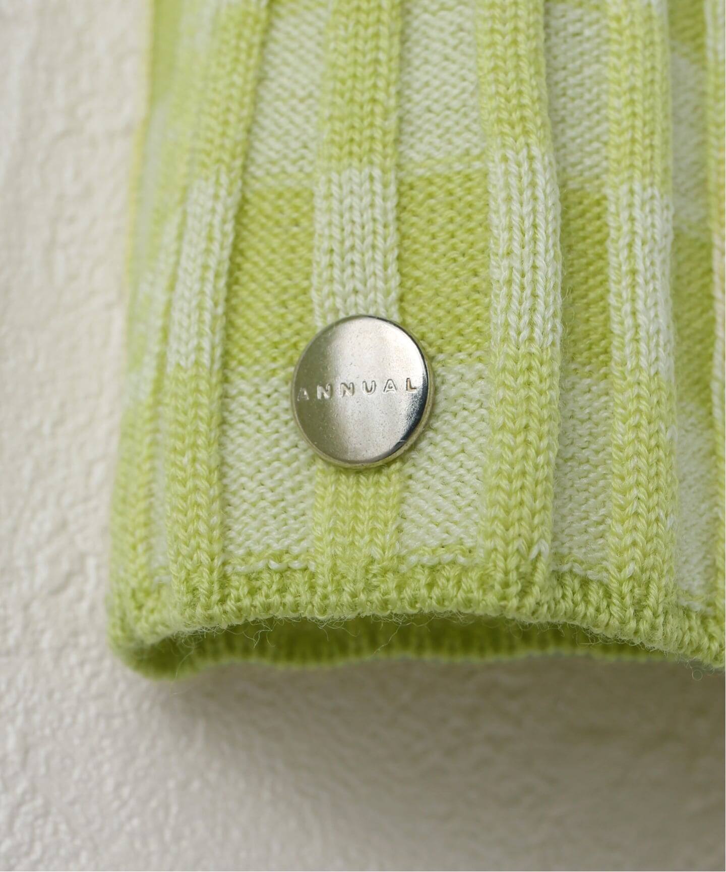 ジャーナルスタンダード（JOURNAL STANDARD）/【ANNUAL/アニュアル】 Chekered rib Turtle PO ANNUAL/アニュアル】 Chekered rib Turtle PO（ニット／セーター