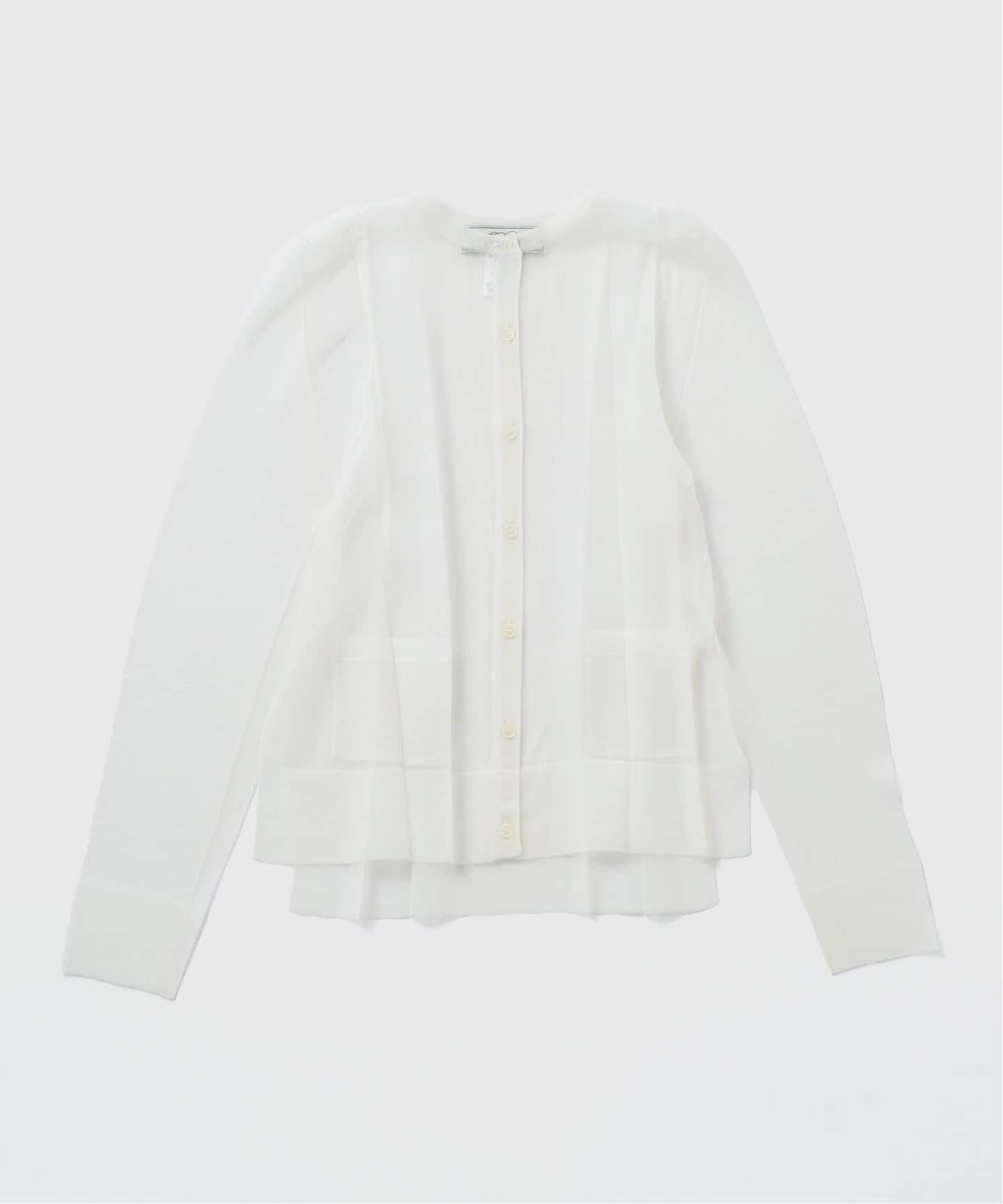 「JOURNAL STANDARD」 カーディガン FREE ホワイト×ホワイト レディース JOURNAL STANDARD relume 「JOURNAL relume」 ニット