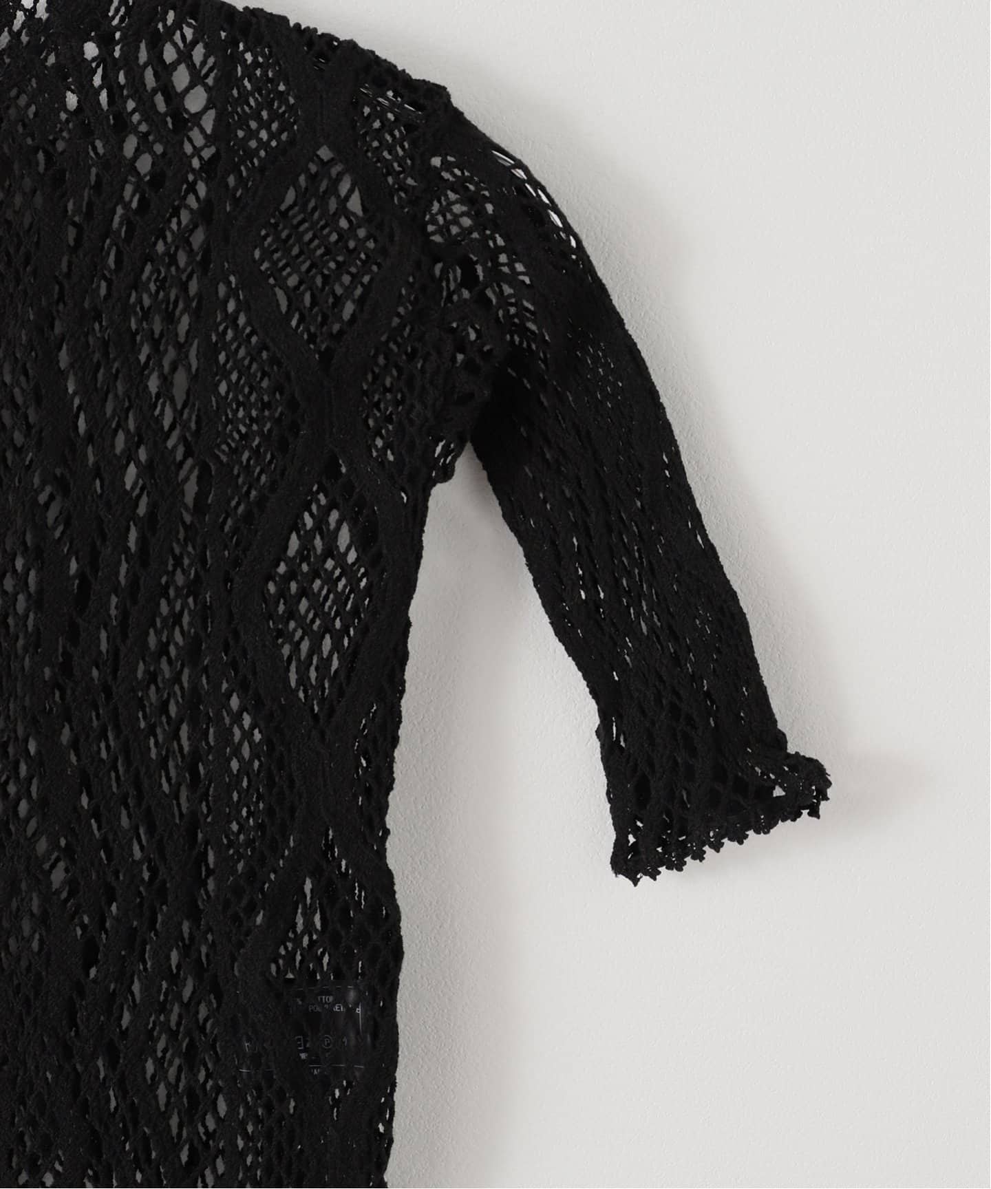 EUCHRONIA / ユークロニア】LACE SHORT SLEEVE TEE（ニット／セーター