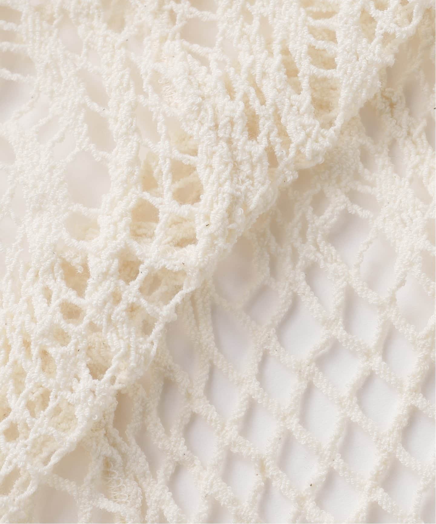 EUCHRONIA / ユークロニア】LACE SHORT SLEEVE TEE（ニット／セーター