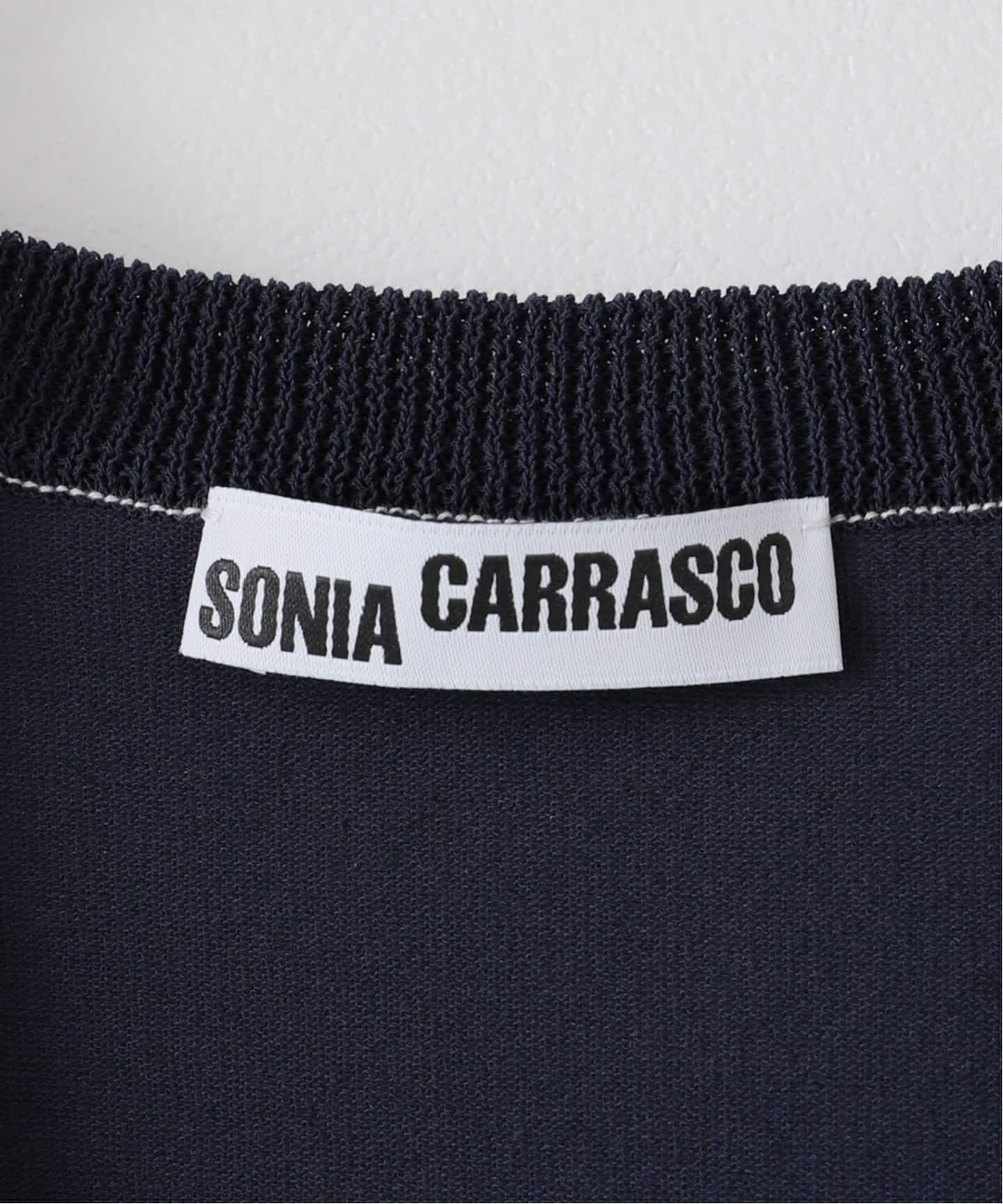 JOURNAL STANDARD - JOURNAL STANDARD ／ソニア・カラスコPOCKET VEST SONIA CARRASCO/ソニア・カラスコ】 SEAMLESS KNIT VEST NAVY