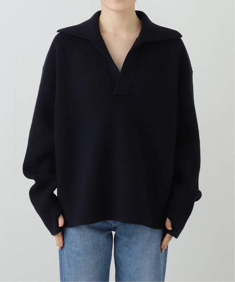 STUDIO NICHOLSON/スタジオ ニコルソン】 RIB COLLAR JUMPER（ニット 