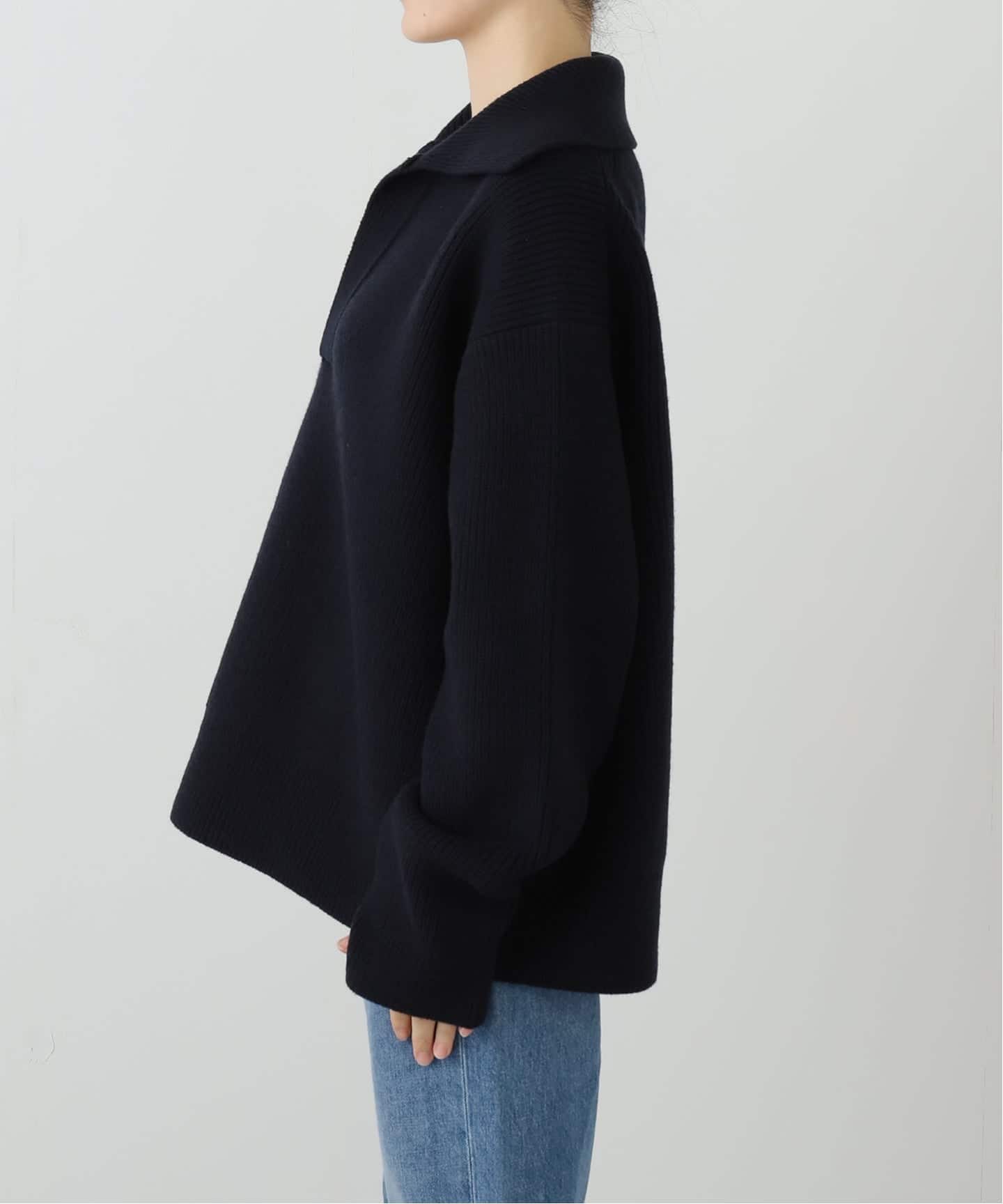 【美品】STUDIO NICHOLSON ニット セーター ダークネイビー S STUDIO NICHOLSON（スタジオニコルソン）の「【STUDIO NICHOLSON