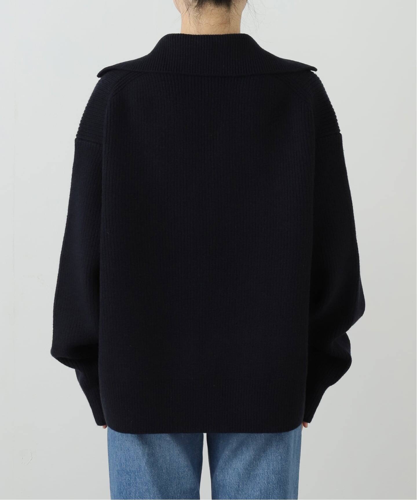 STUDIO NICHOLSON/スタジオ ニコルソン】 RIB COLLAR JUMPER（ニット