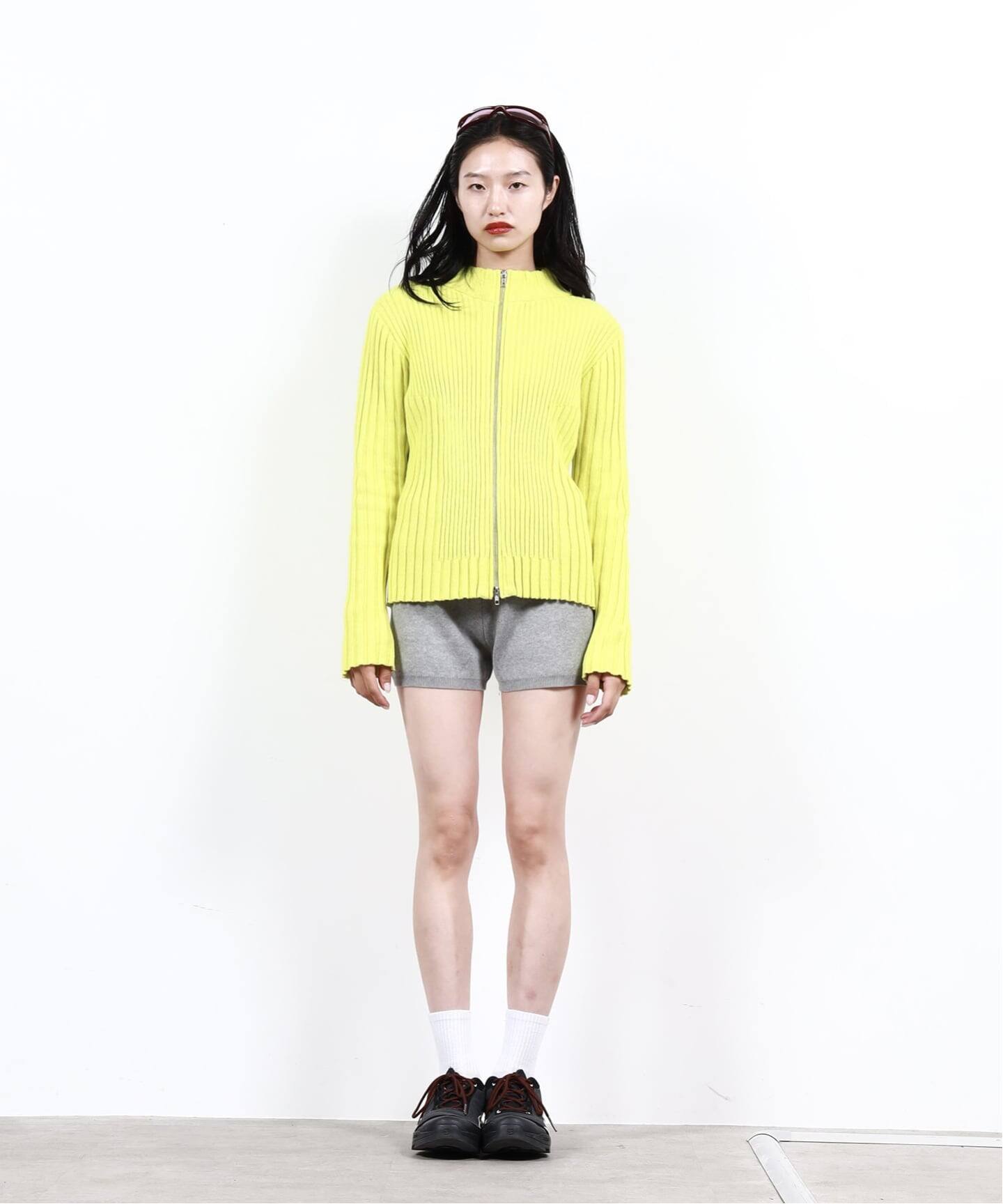 Oriens JOURNAL STANDARD ナナメジップニット フロントジップリブニットトップス（ニット／セーター）｜Oriens