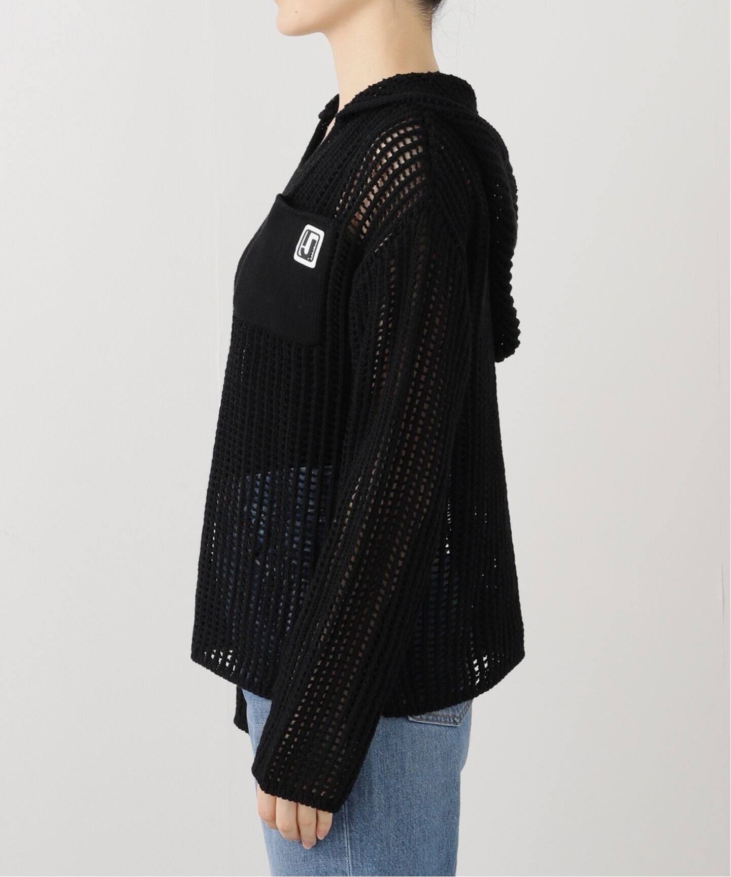【irojikake（イロジカケ）】Feel the wind hoodie Feel the wind hoodie（BLACK） - irojikake - online store