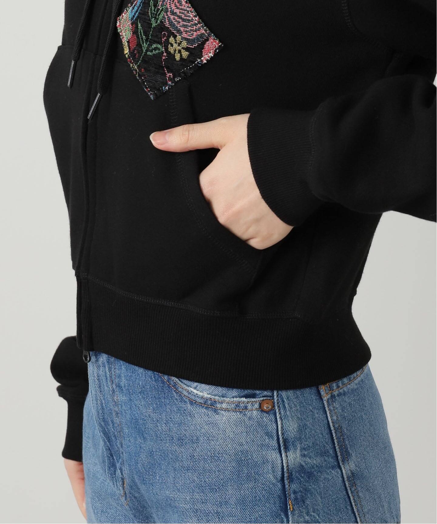 OPEN YY / オープンワイワイ】Knitted ARGYLE PATCHED HOODIE