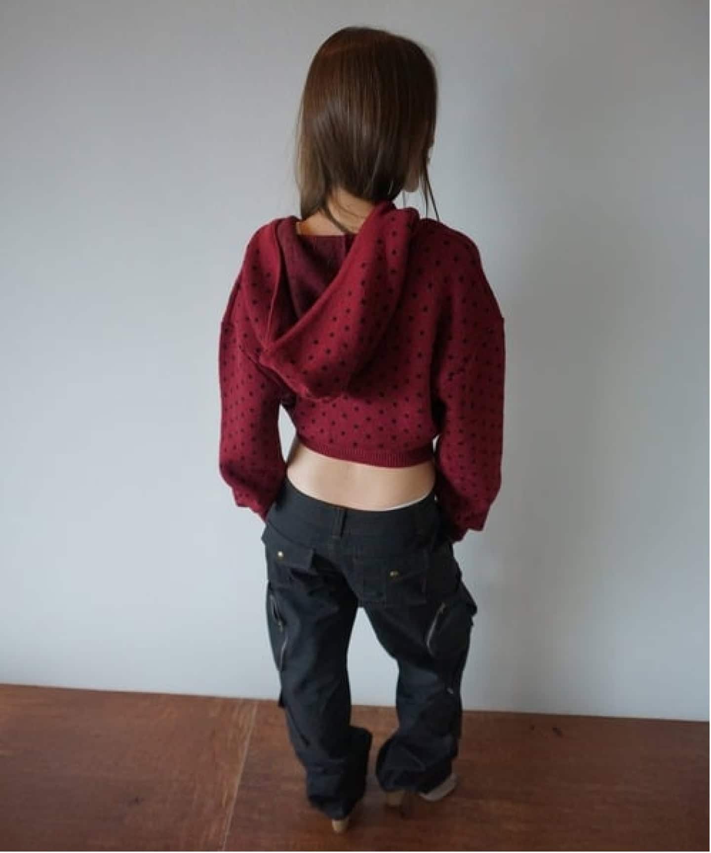 SCULPTOR/スカルプター】Snowflake Knit Zip-Up SC25A130（ニット