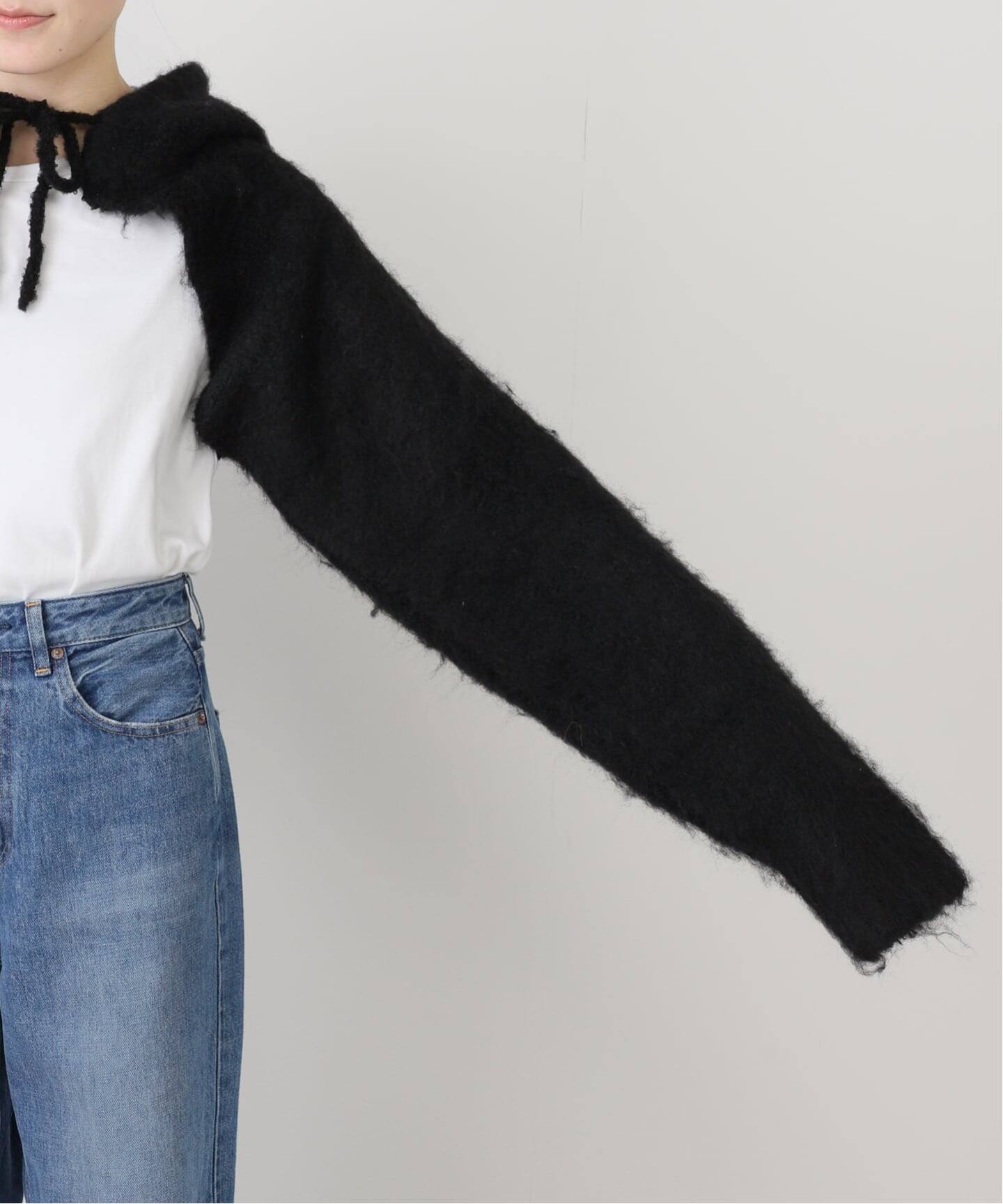 VIAVANDA/ヴィアヴァンダ】2WAY HOODED MUFFLER KNIT（マフラー