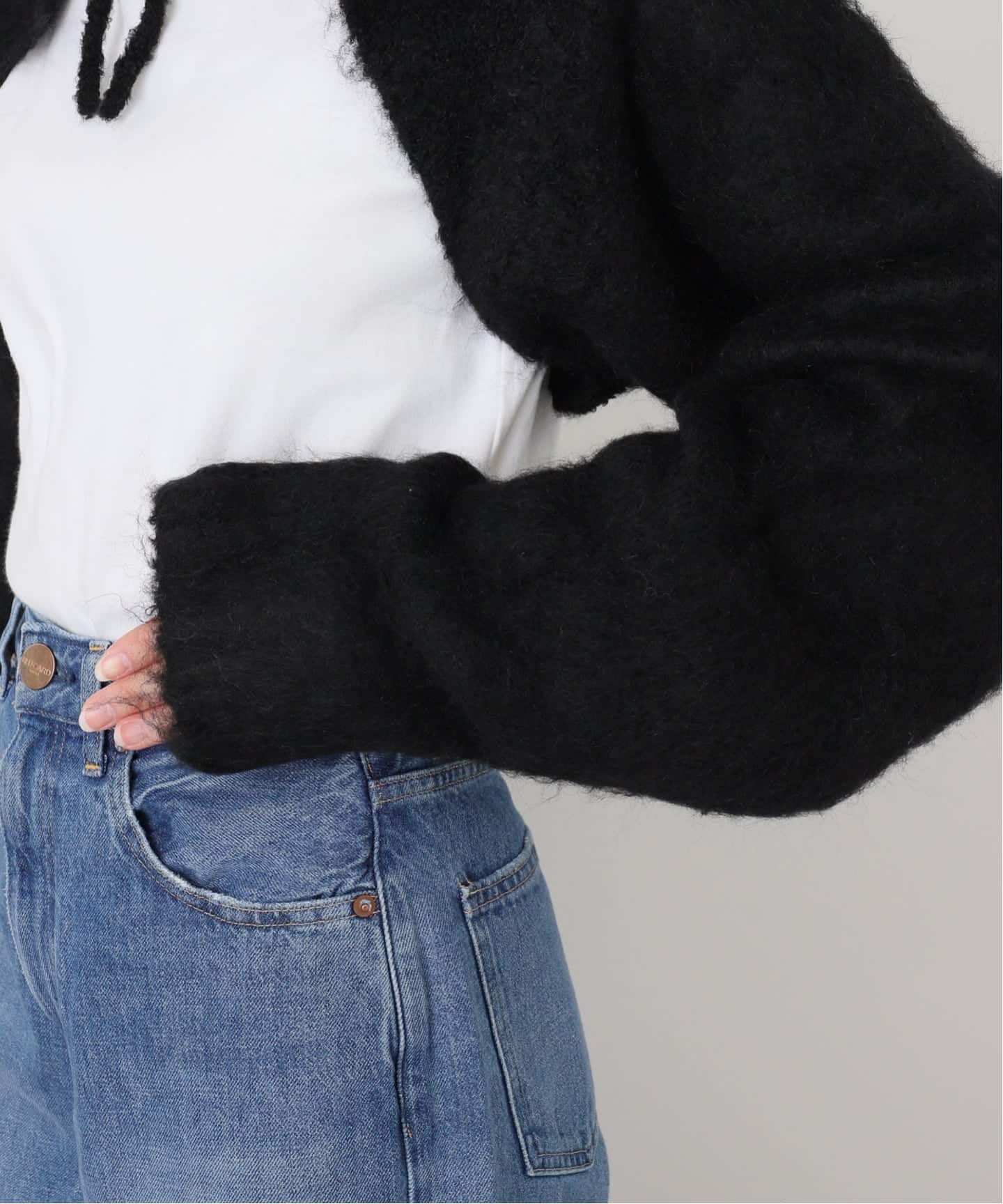 VIAVANDA/ヴィアヴァンダ】2WAY HOODED MUFFLER KNIT（マフラー