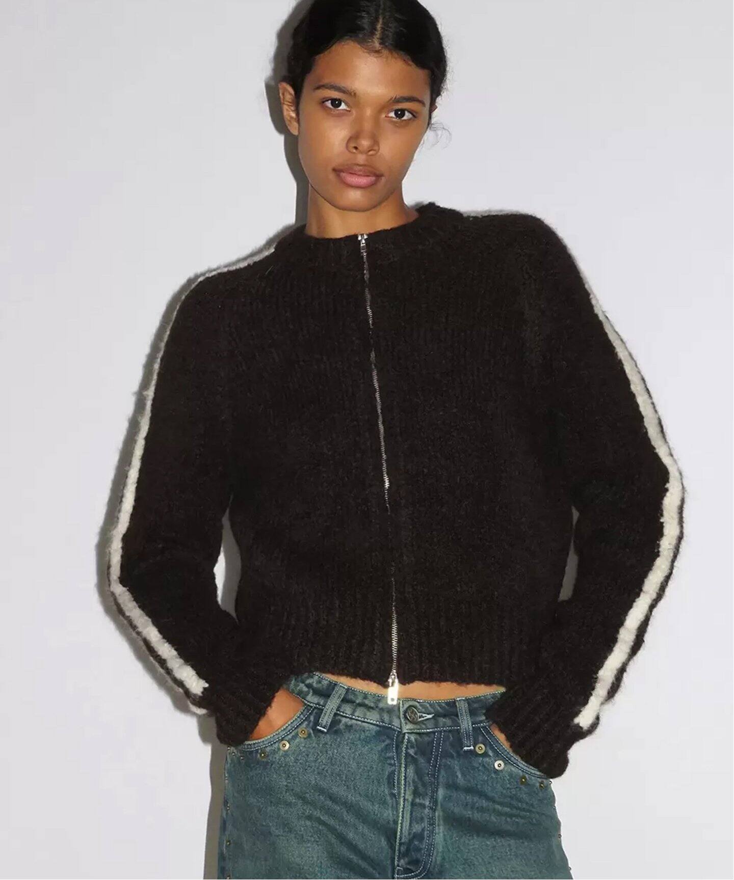 PALOMA WOOL/パロマ ウール】GRAND SLAM ZIP PW24AW108A（ニット 
