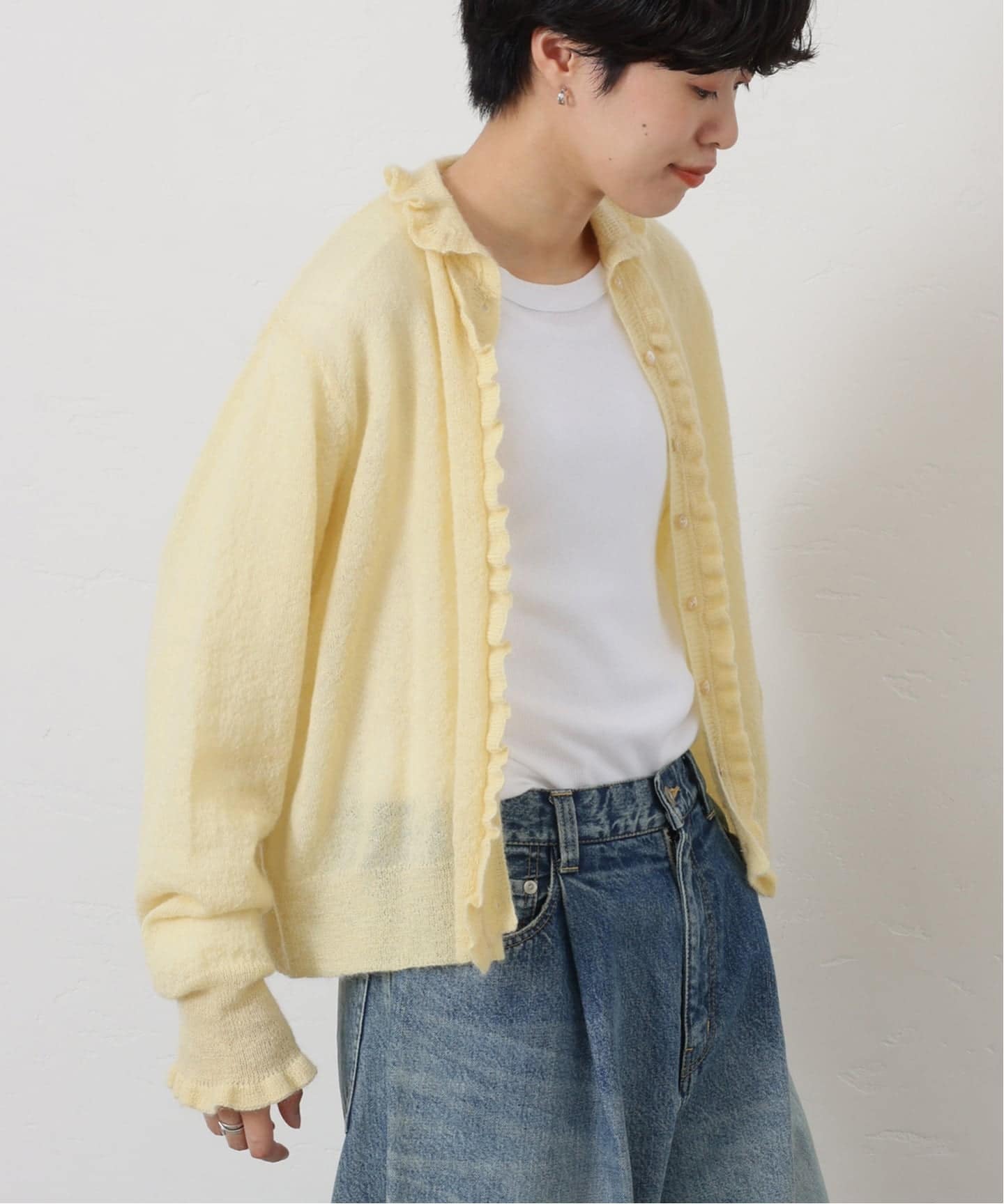 journal standard luxe モヘヤカーディガン journal standard luxe モヘヤカーディガン