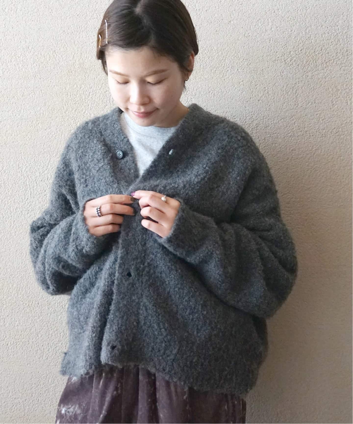 ブークレー Vネックカーディガン（カーディガン）｜journal