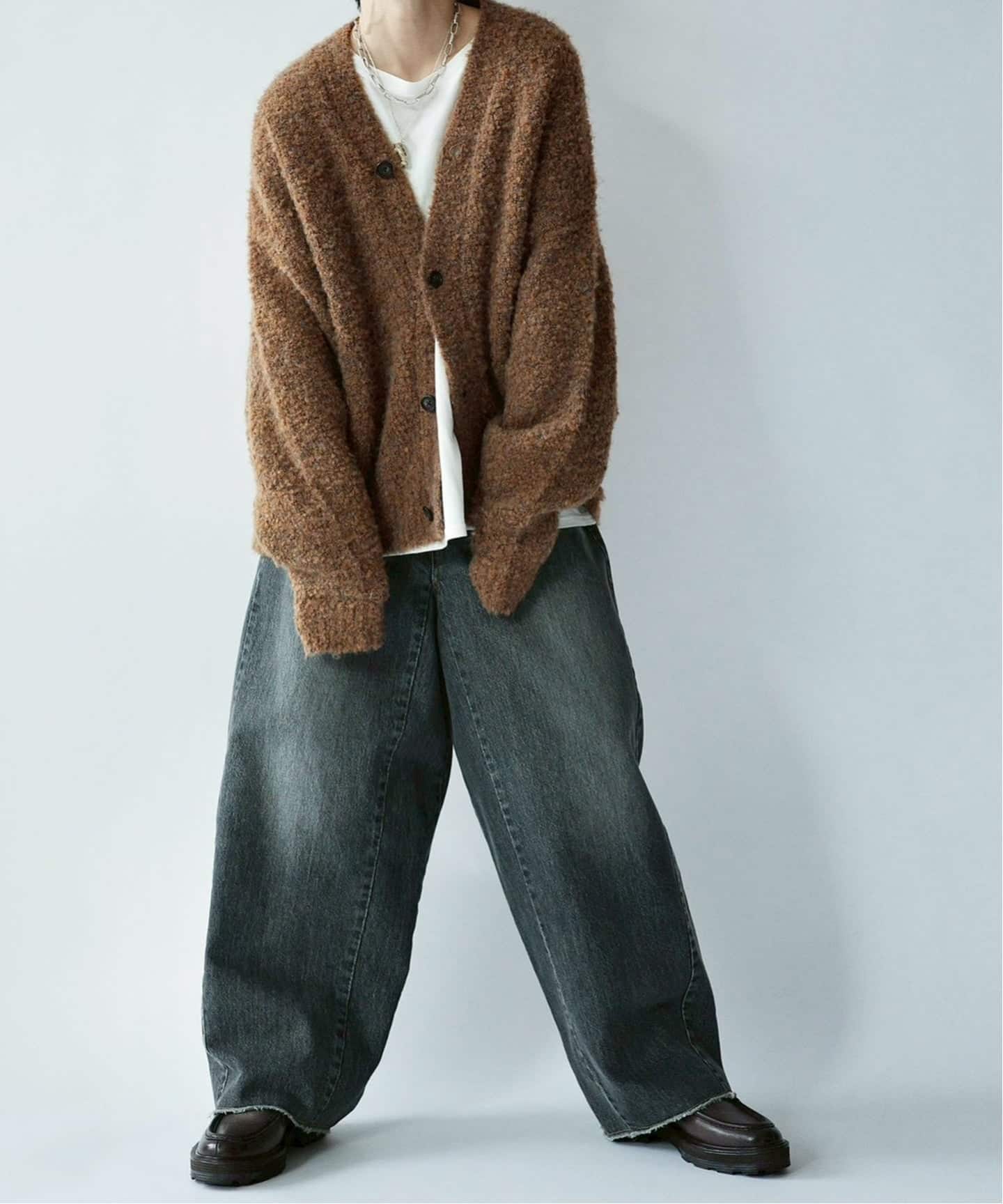 追加》ブークレー Vネックカーディガン（カーディガン）｜journal