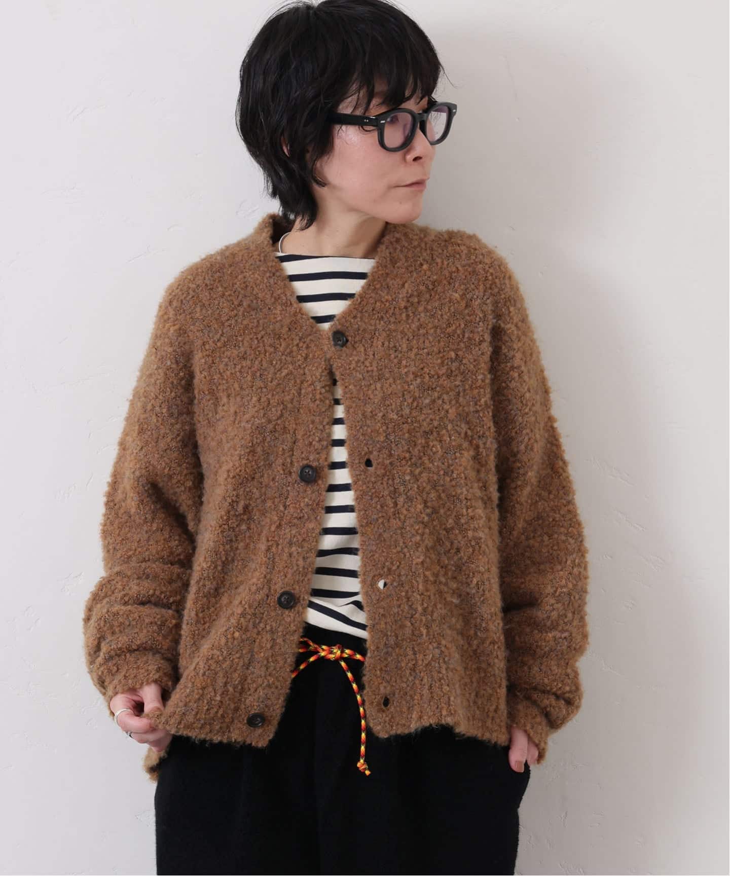 2.4万新品ジャーナルスタンダードラックスブークレーカーディガン