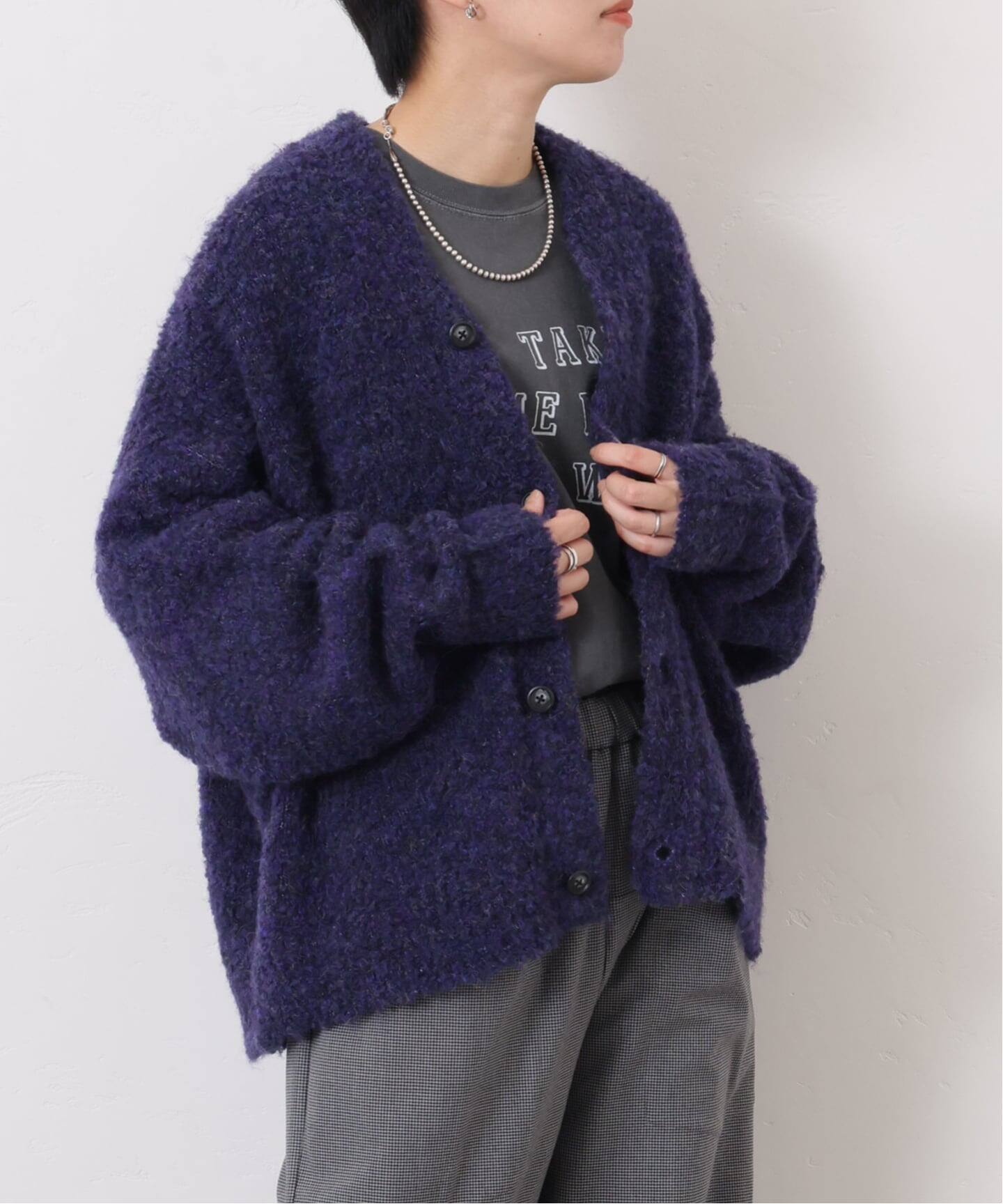 journal standardluxe 配色カーディガン 追加》ブークレー Vネックカーディガン（カーディガン）｜journal