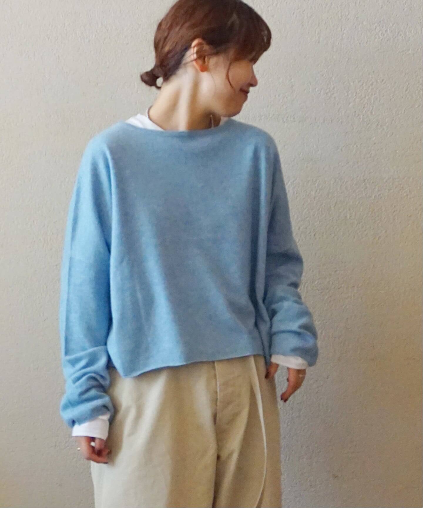 極美品 ジャーナルスタンダードラックス カシミヤ ワイドプルオーバー JOURNAL STANDARD LUXE（ジャーナルスタンダード ラックス） ニット