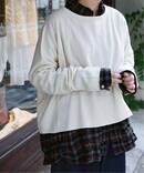 カシミヤ ワイドプルオーバー