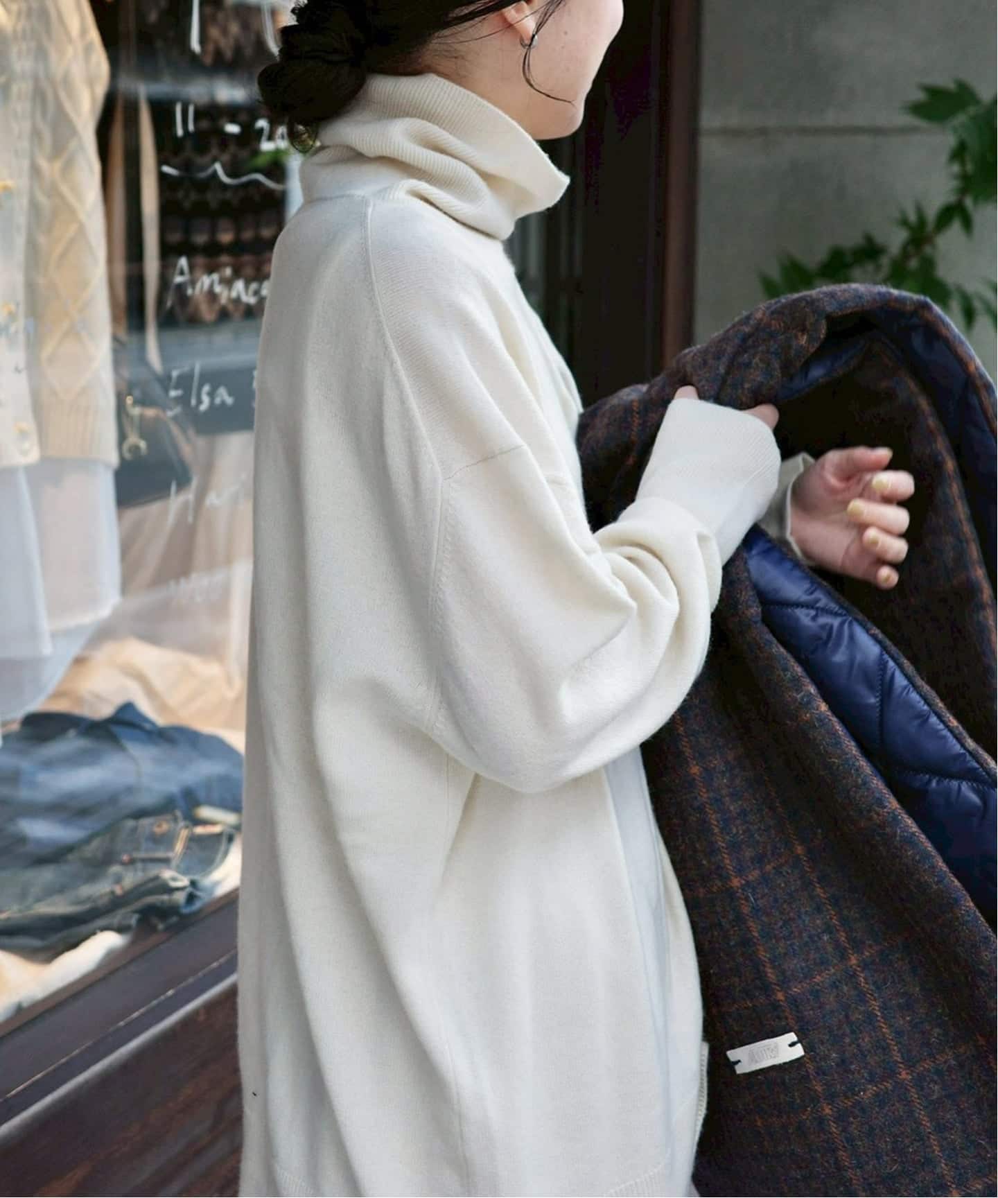 カシミヤ タートルネックプルオーバー（ニット／セーター）｜journal