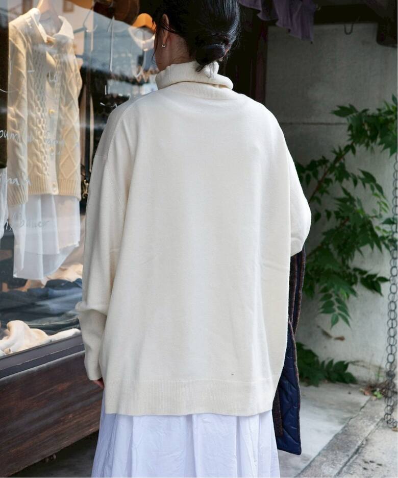 カシミヤ タートルネックプルオーバー（ニット／セーター）｜journal 