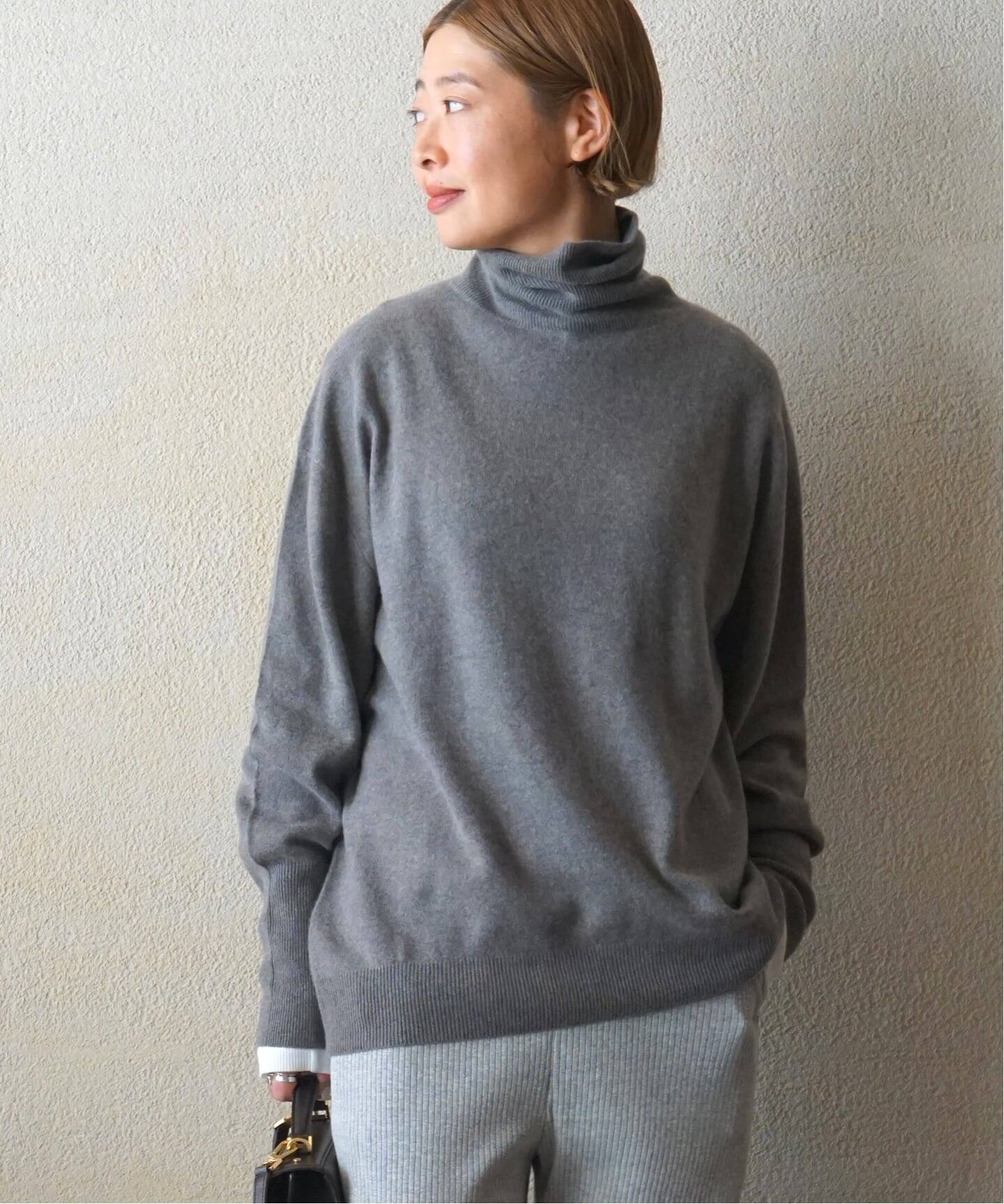 カシミヤ タートルネックプルオーバー（ニット／セーター）｜journal