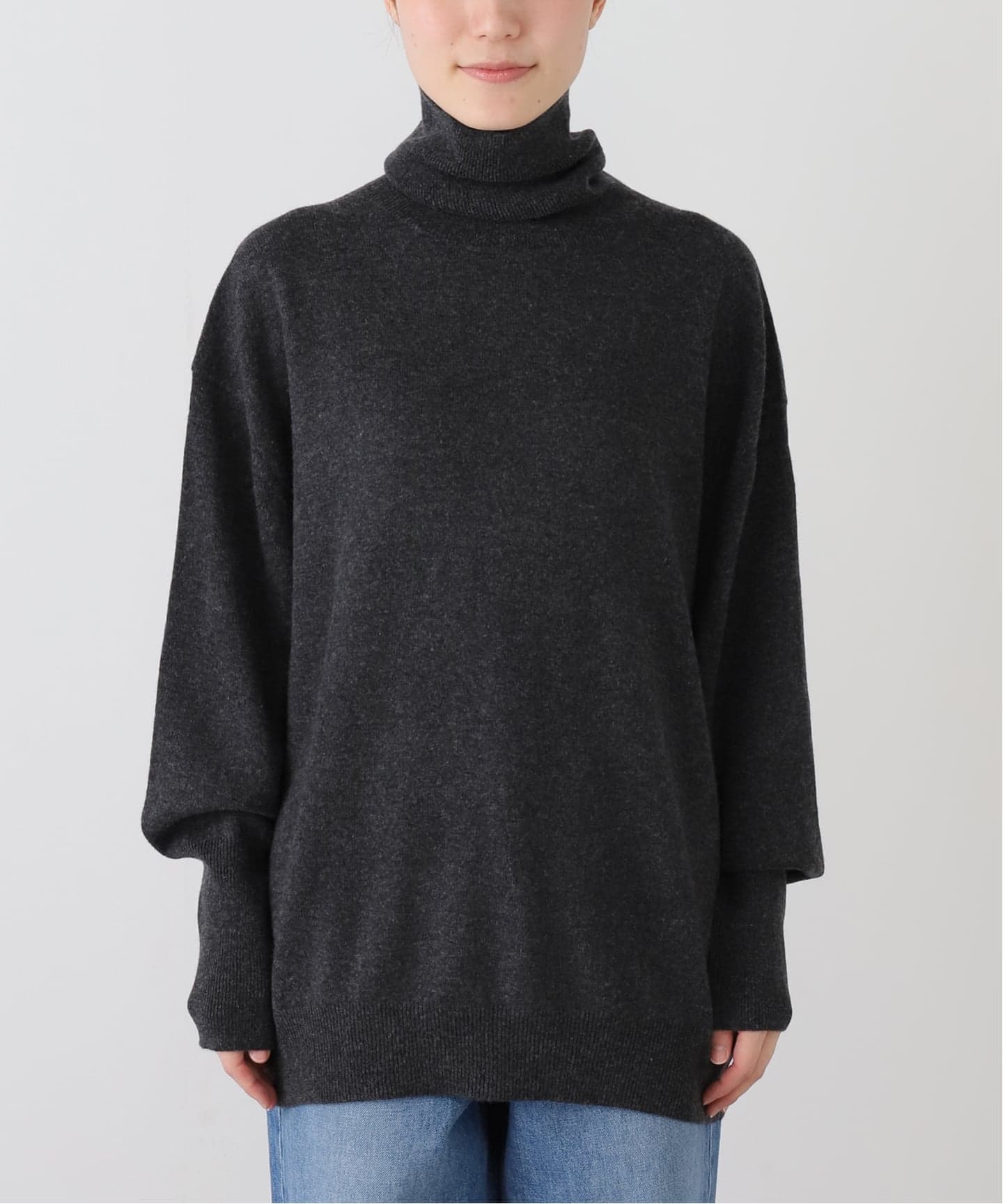 JOURNAL STANDARD　カシミヤ100％ タートルネック ニット 黒 JOURNAL STANDARD（ジャーナルスタンダード）の「カシミヤ