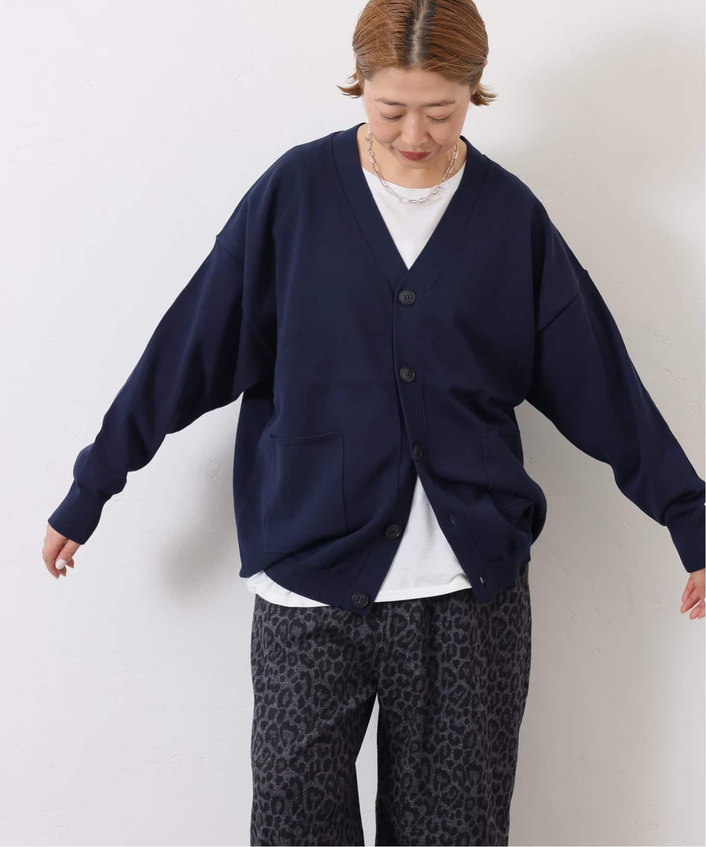 ハイツイストテンジク Vネックカーディガン（カーディガン）｜journal