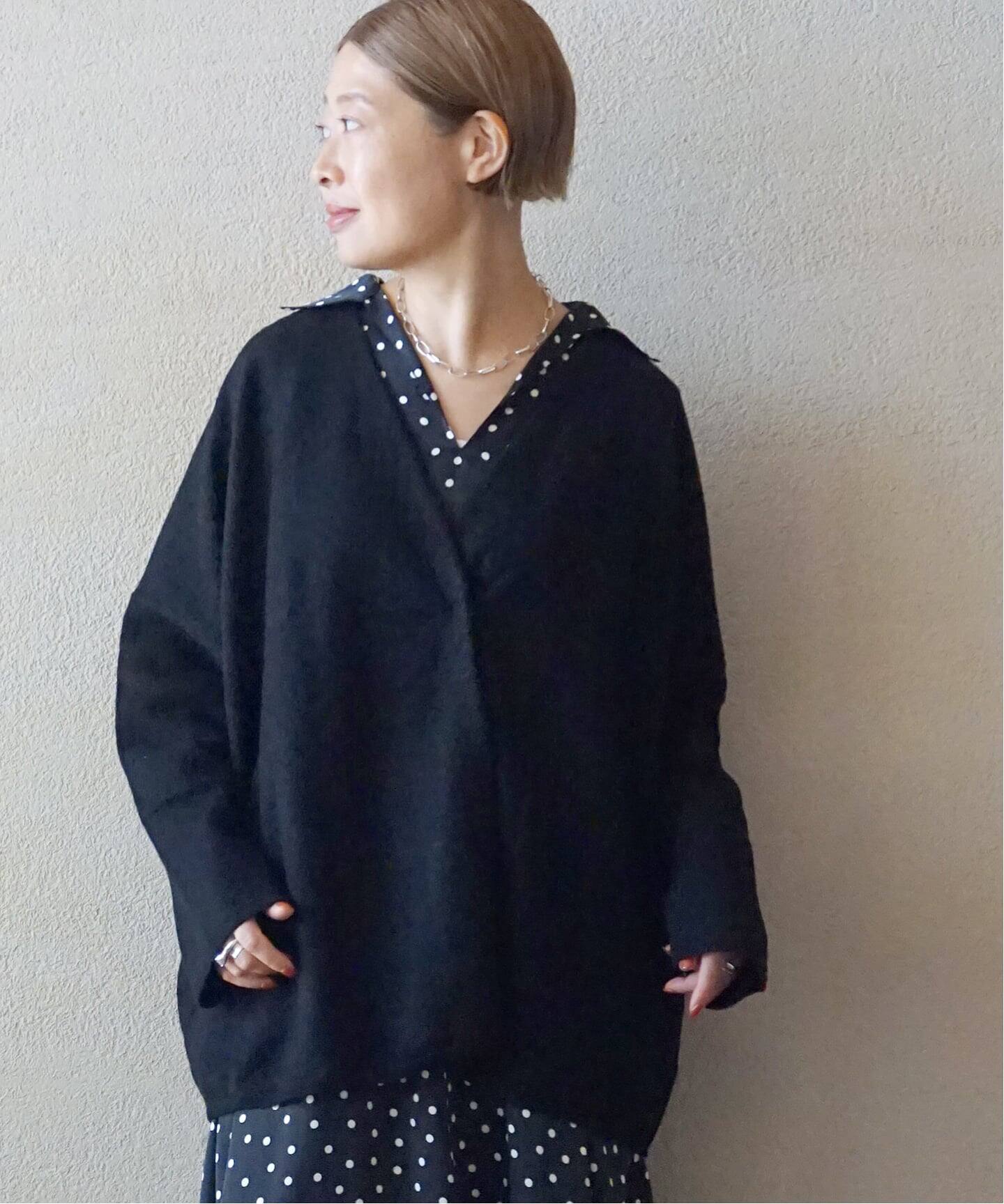 JOURNAL STANDARD　LUXE メリノボイルカーディガン ボイルメリノウールノーカラーカーディガン（カーディガン）｜journal