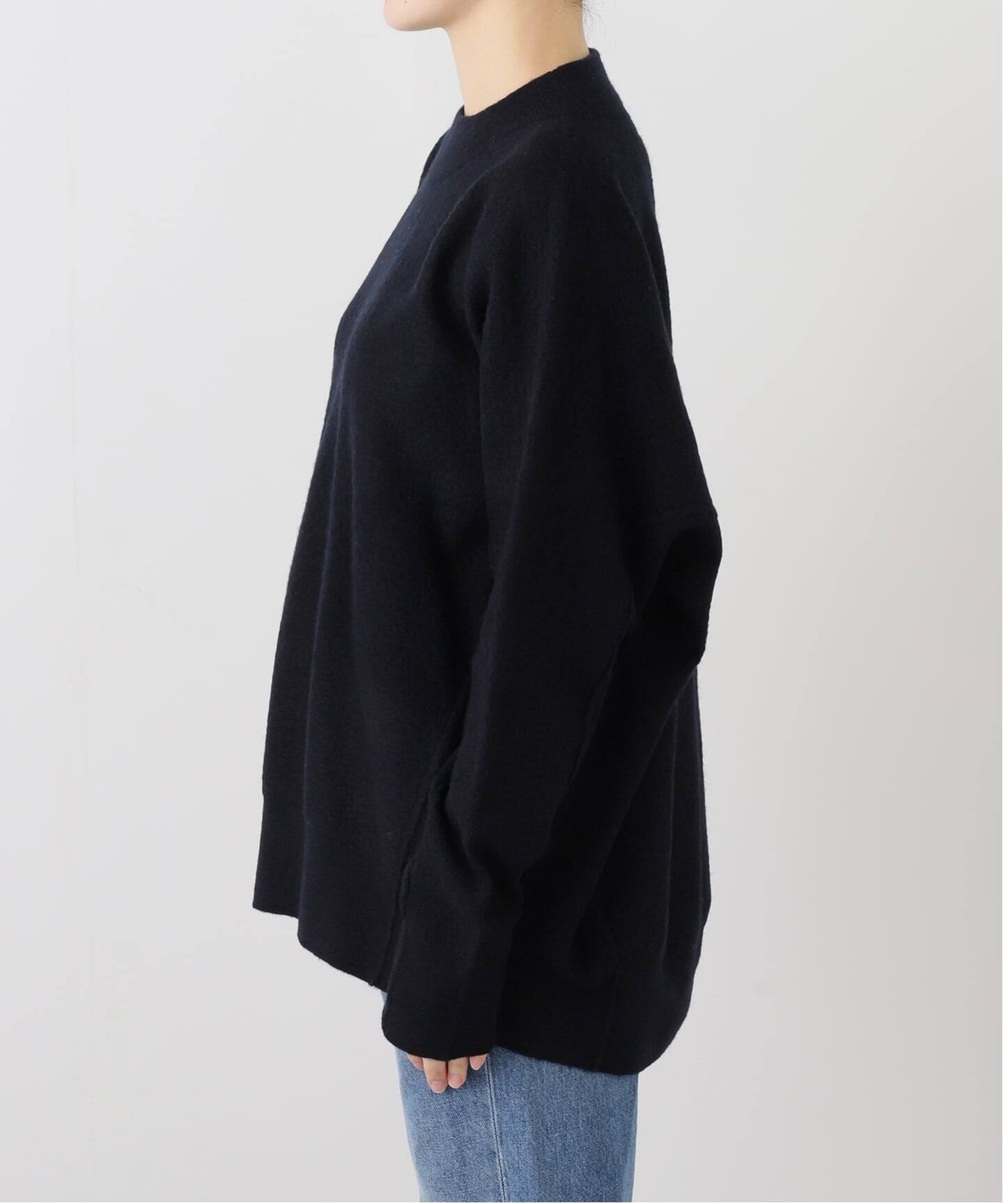 ボイルメリノウールクルーネックプルオーバー（ニット／セーター