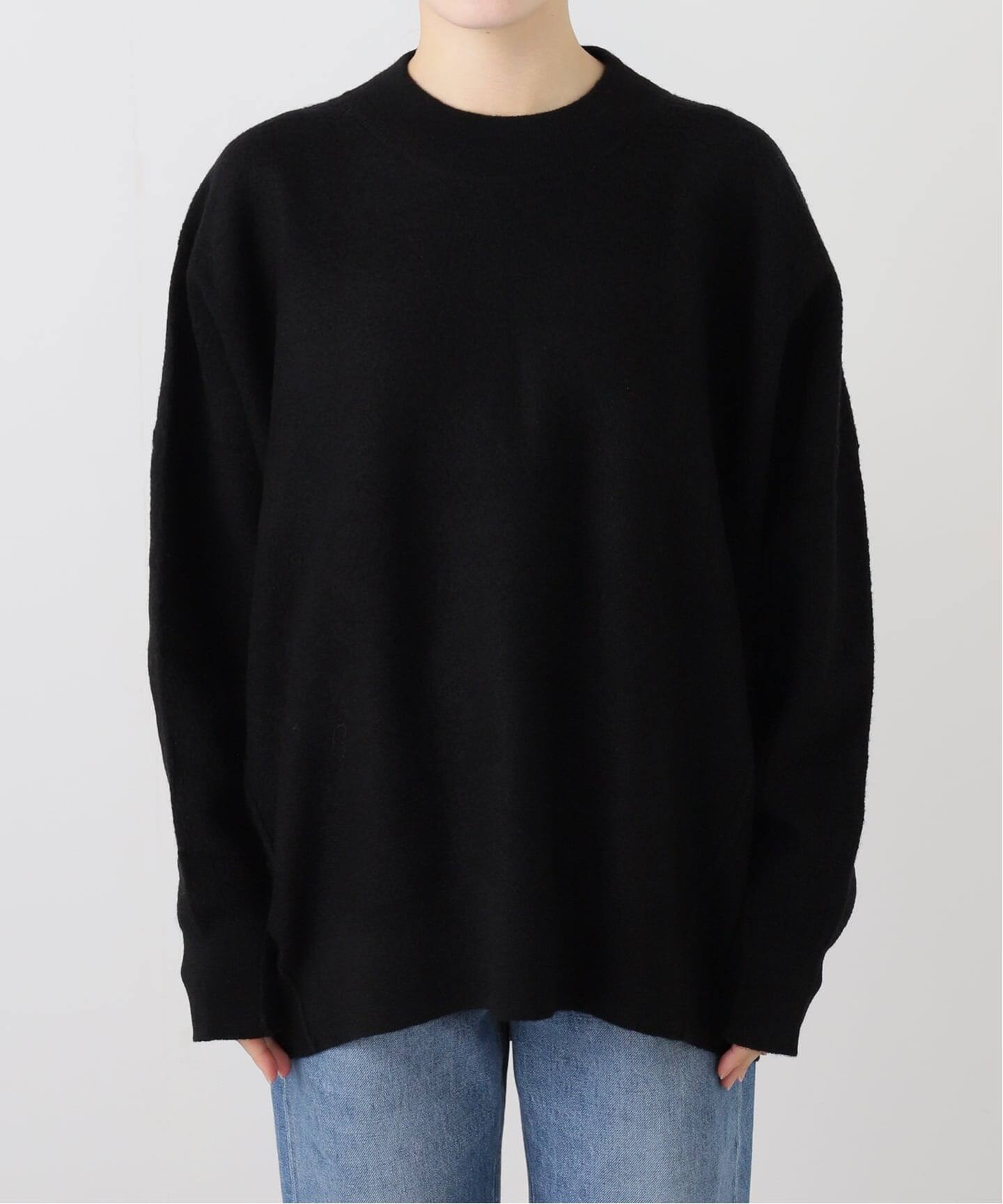 ボイルメリノウールクルーネックプルオーバー（ニット／セーター