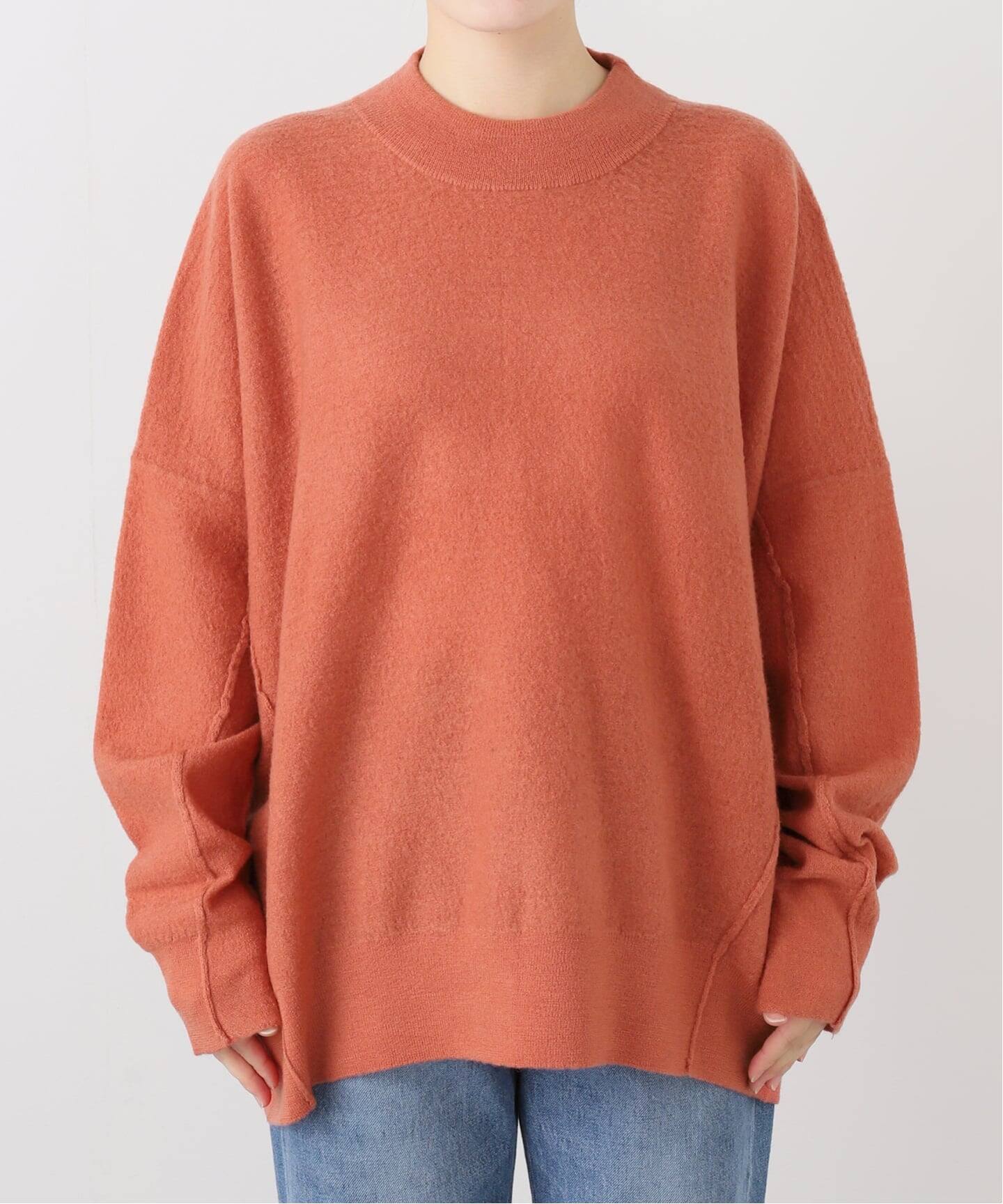 ボイルメリノウールクルーネックプルオーバー（ニット／セーター