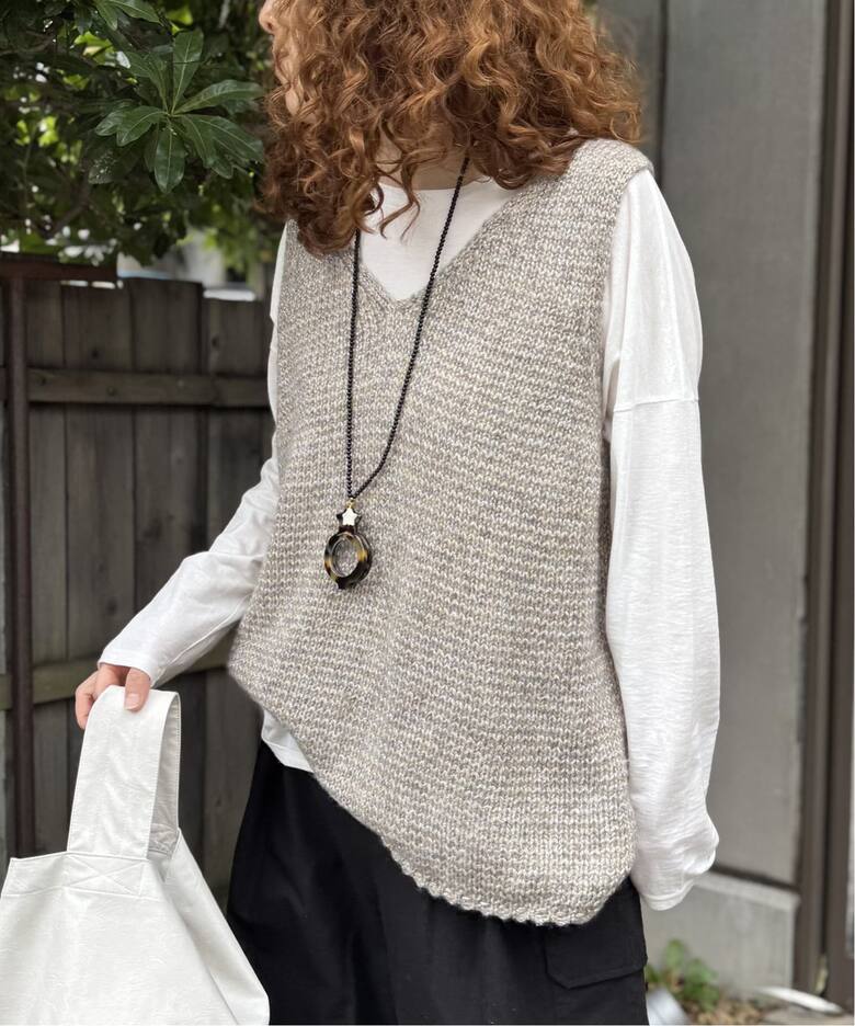 ラメMIXメッシュベスト（ベスト）｜journal standard luxe（ジャーナル 