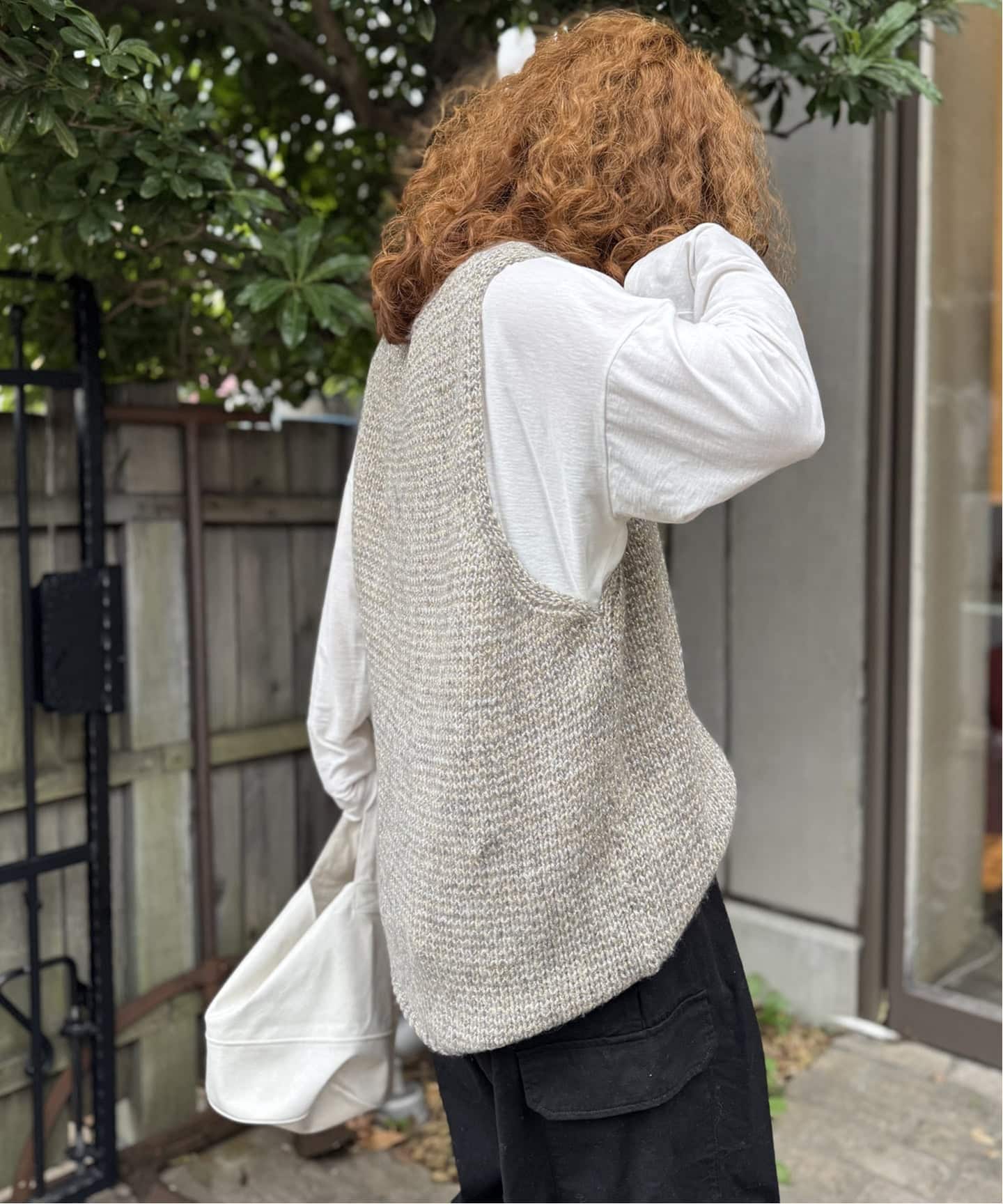 荒くれナイト　ベスト CAMBIO（カンビオ） ベスト ジレ mcg3696- ストレッチケーブル