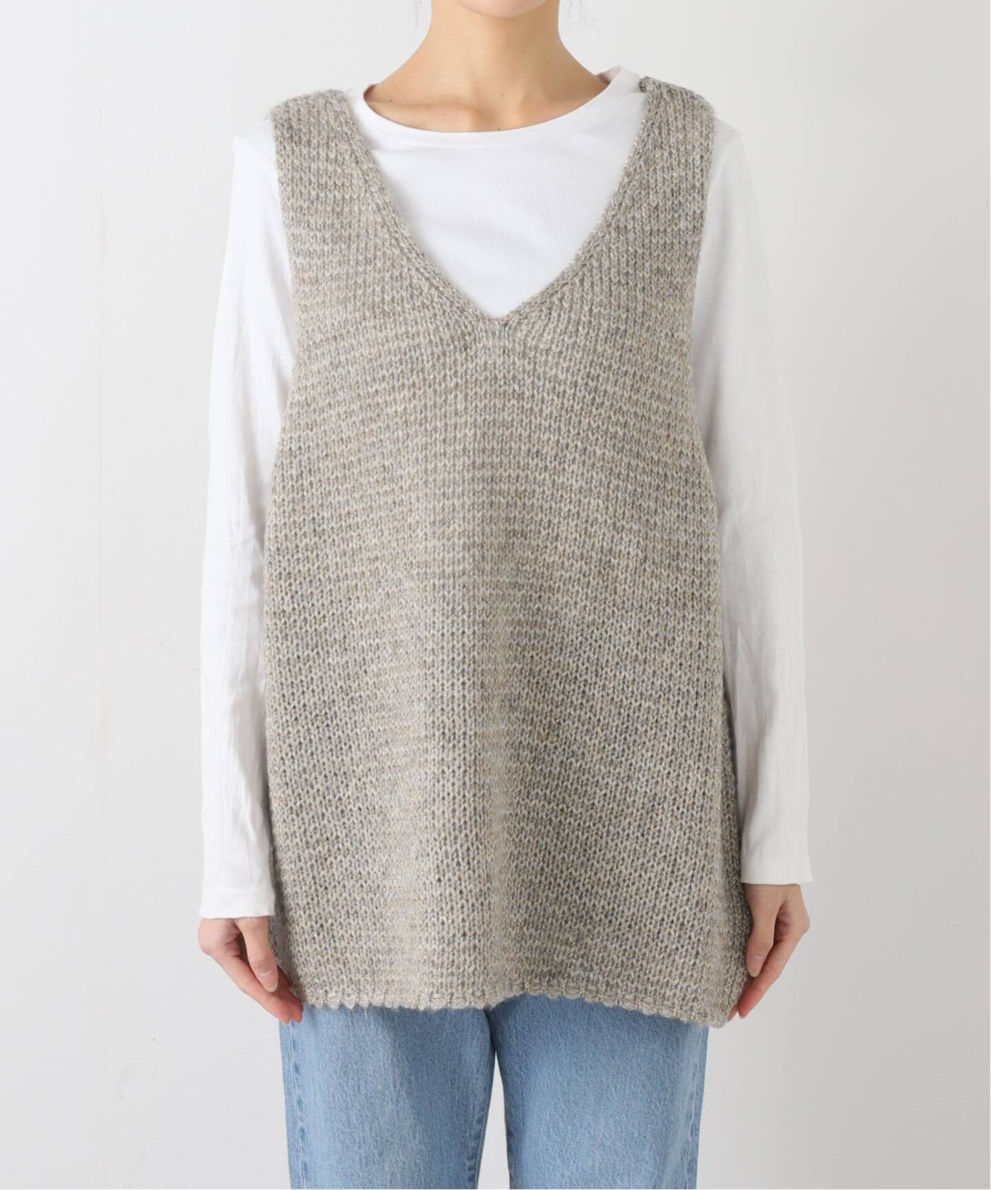 ラメMIXメッシュベスト（ベスト）｜journal standard luxe（ジャーナル