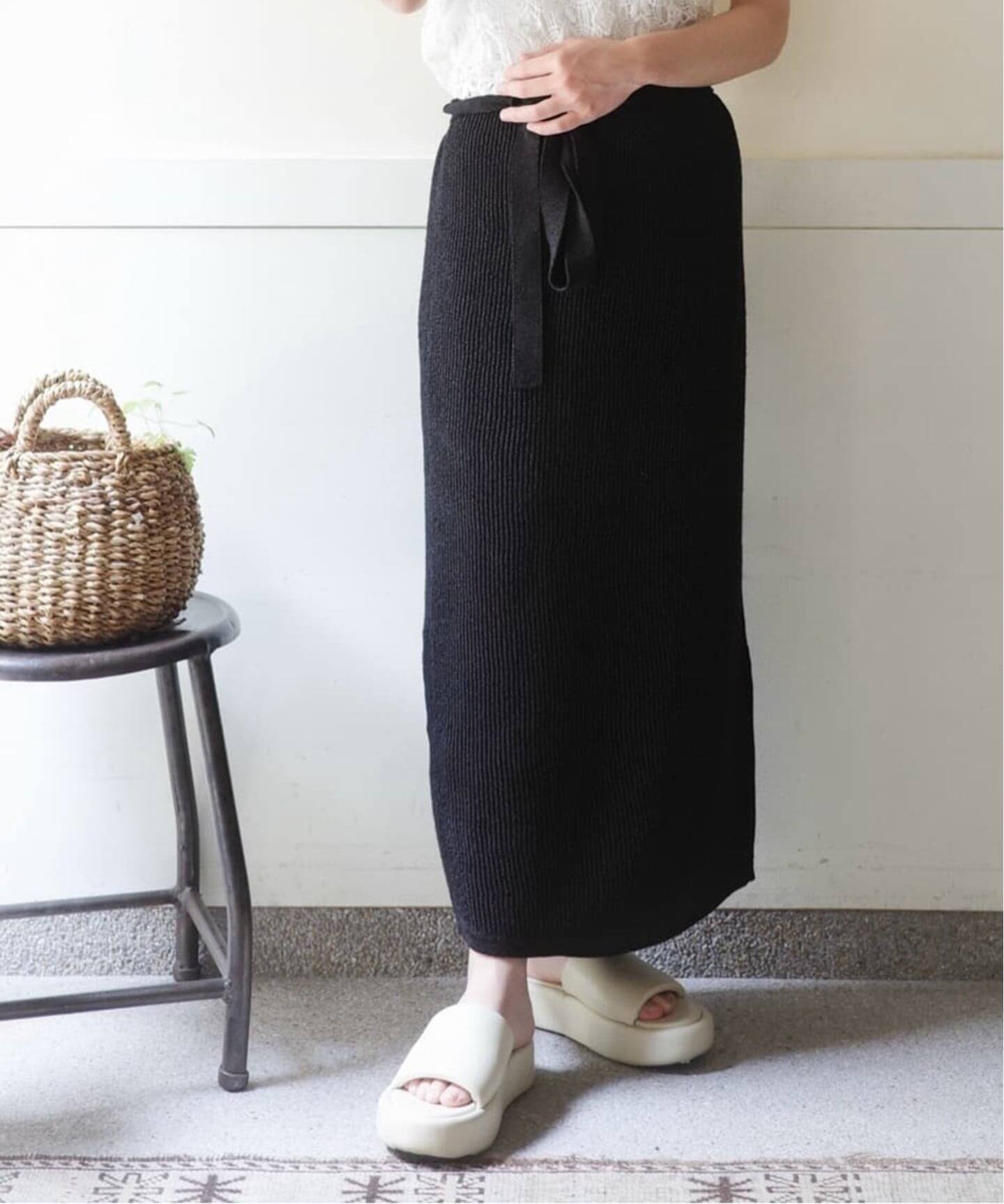 CRISTASEYA 】WASHI PAPER SKIRT（ロング・マキシ丈スカート 