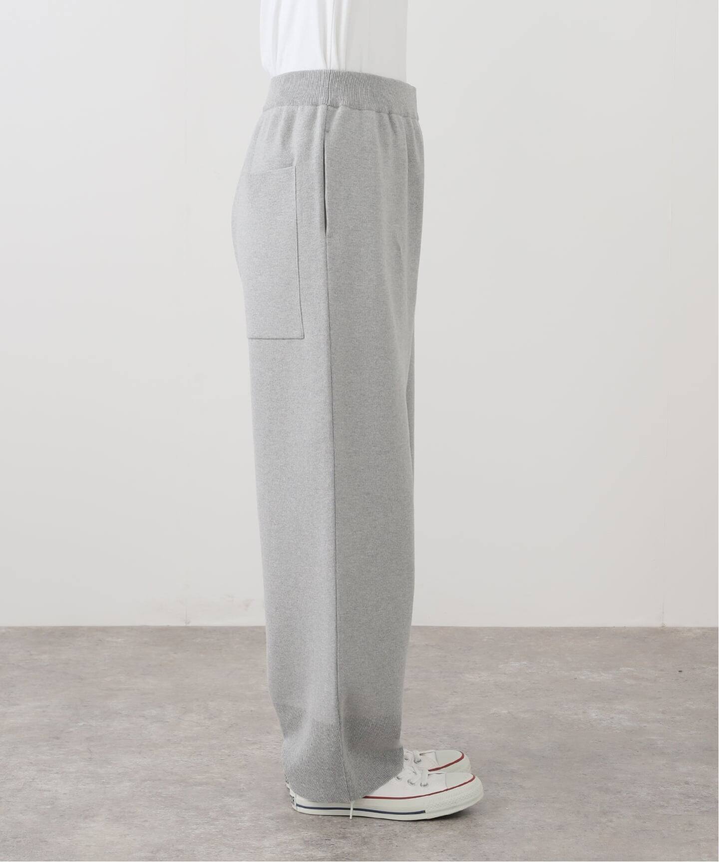 ATON】 50/3 ORGANIC SMOOTH TAPERED KNIT PA（その他パンツ