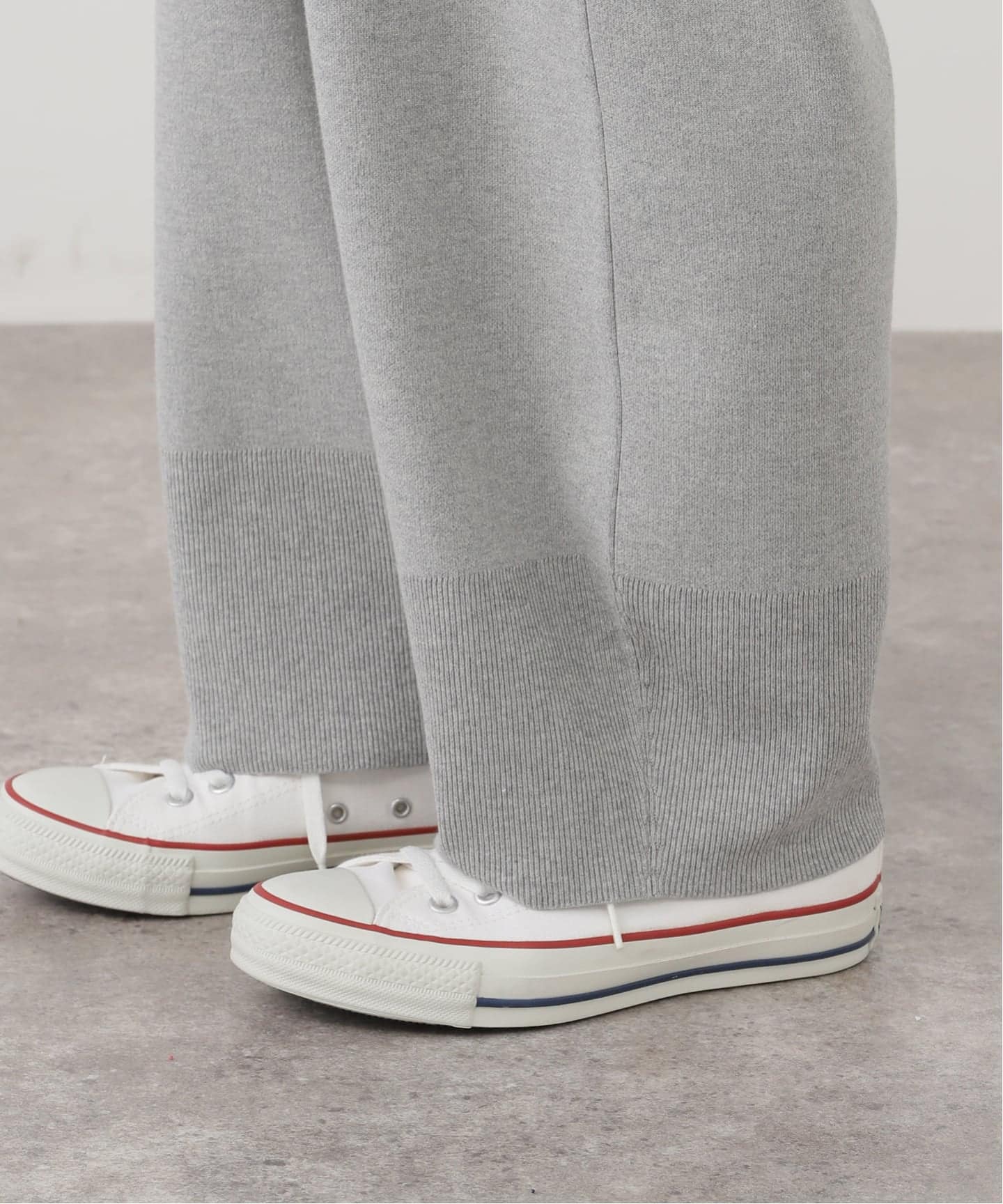 ATON】 50/3 ORGANIC SMOOTH TAPERED KNIT PA（その他パンツ