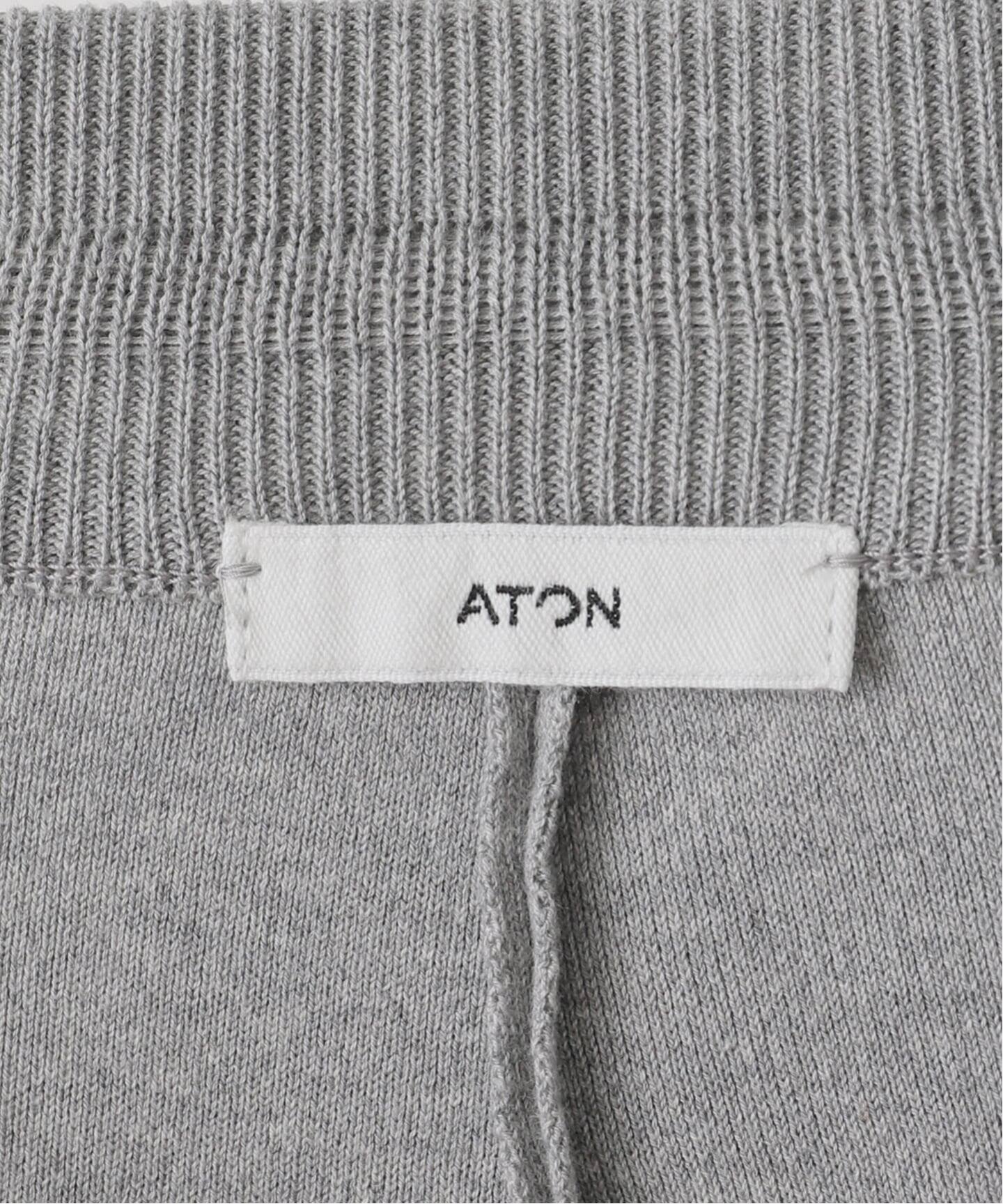 ATON】 50/3 ORGANIC SMOOTH TAPERED KNIT PA（その他パンツ