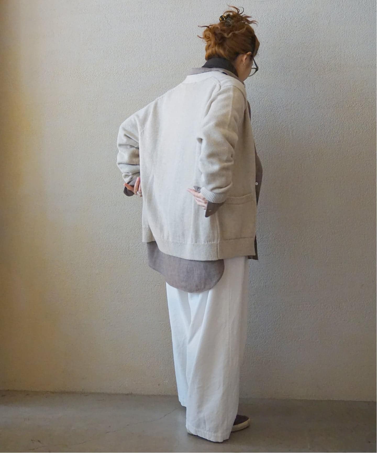 美品 2025AW ジャーナルスタンダードラックス journal standard luxe yonetomi WASHABLE BOUMOU MERINO C/D＼ベージュ【2400014845693】 JOURNAL STANDARD LUXE（ジャーナルスタンダード ラックス） 美品
