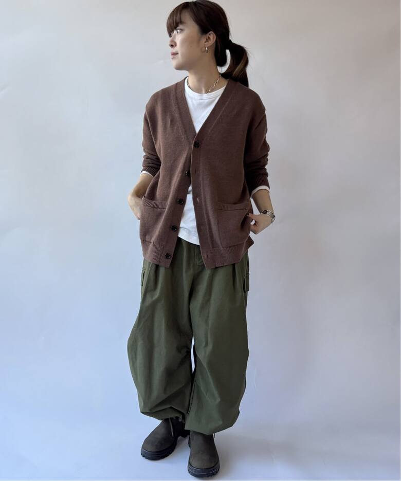 yonetomi】WASHABLE BOUMOU MERINO C/D（カーディガン）｜journal 