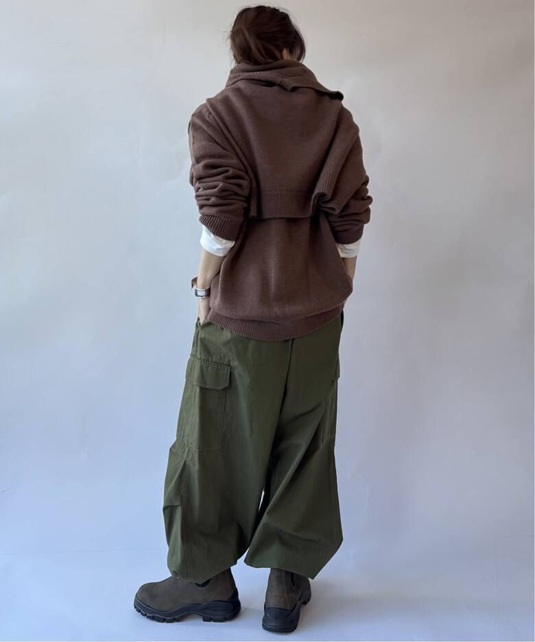 yonetomi】WASHABLE BOUMOU MERINO C/D（カーディガン）｜journal 