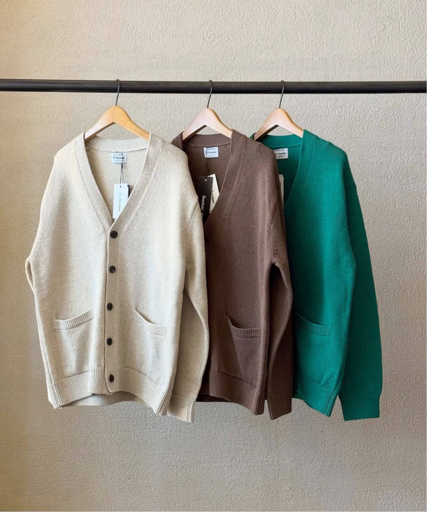 yonetomi】WASHABLE BOUMOU MERINO C/D（カーディガン）｜journal