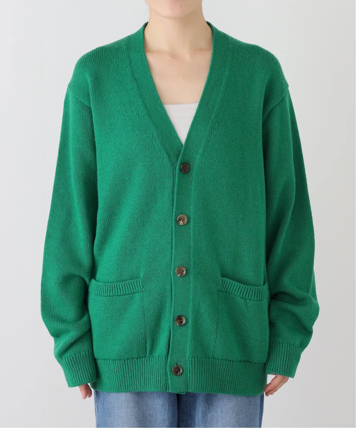 yonetomi】WASHABLE BOUMOU MERINO C/D（カーディガン）｜journal