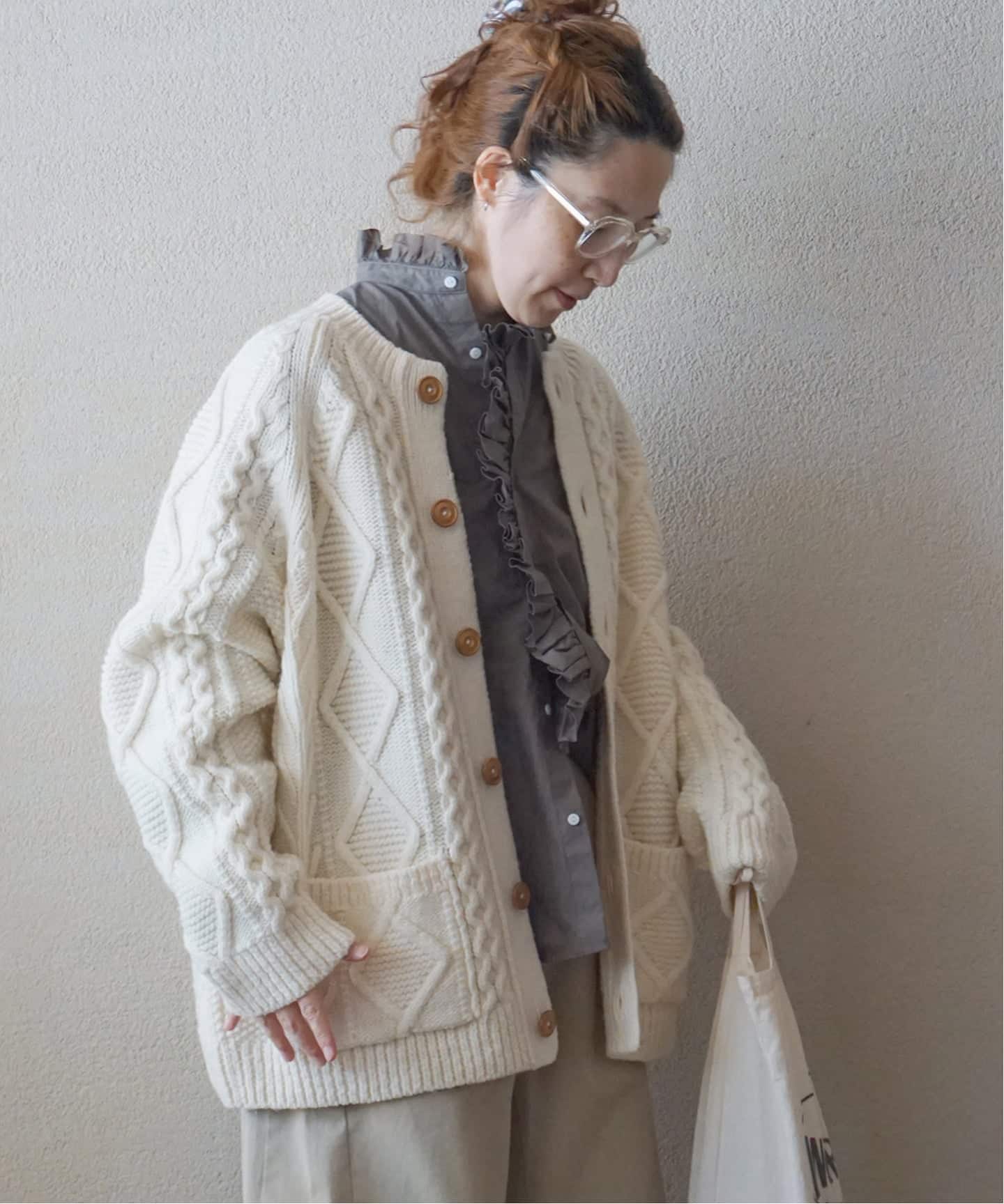 yonetomi】ARAN KNIT C/D（カーディガン）｜journal standard luxe